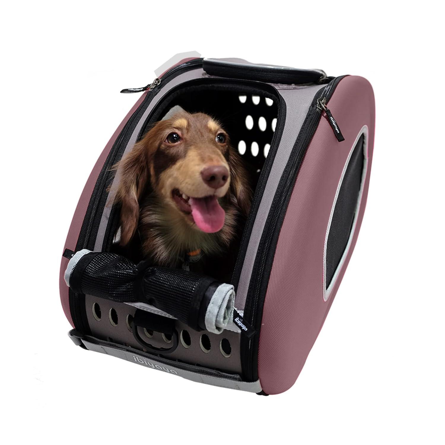 Ibiyaya 5-in-1 EVA Pet Carrier-Stroller