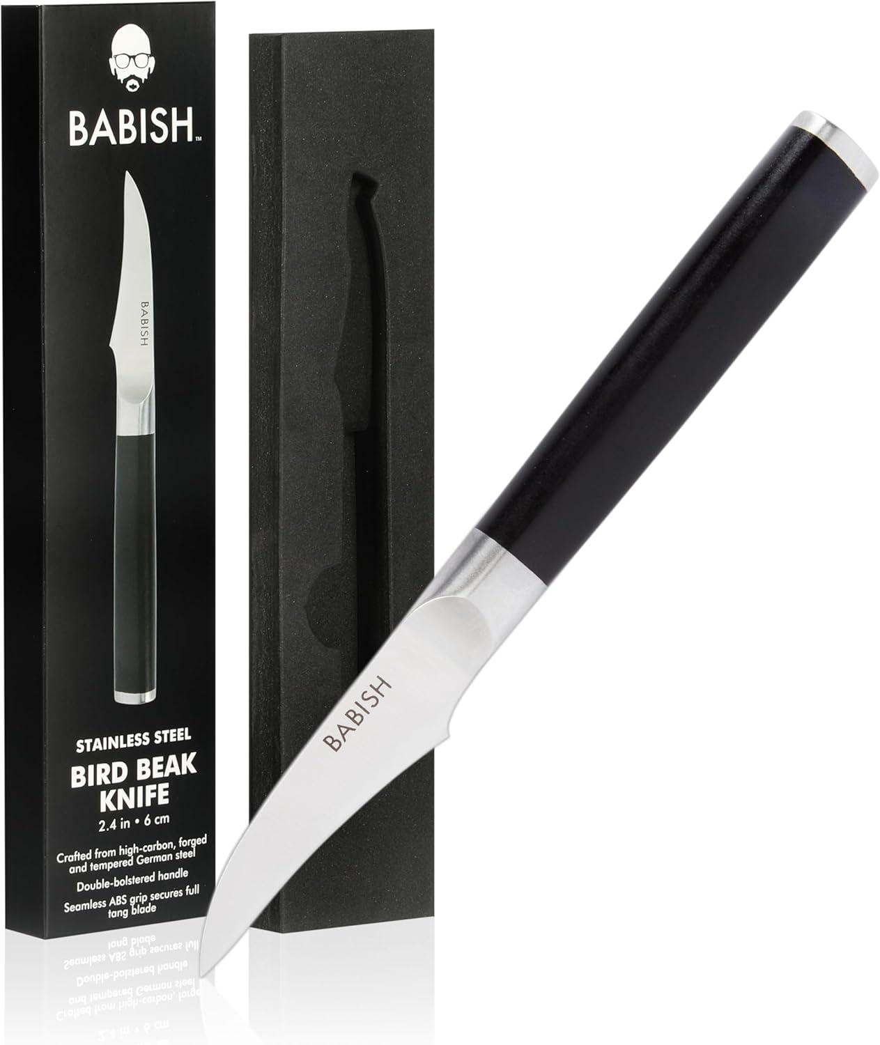 Babish High-Carbon 1.4116 German Steel 2.5" Bird's Beak Knife
