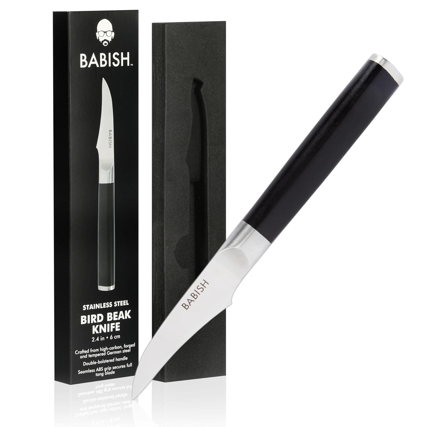 Babish High-Carbon 1.4116 German Steel 2.5" Bird's Beak Knife