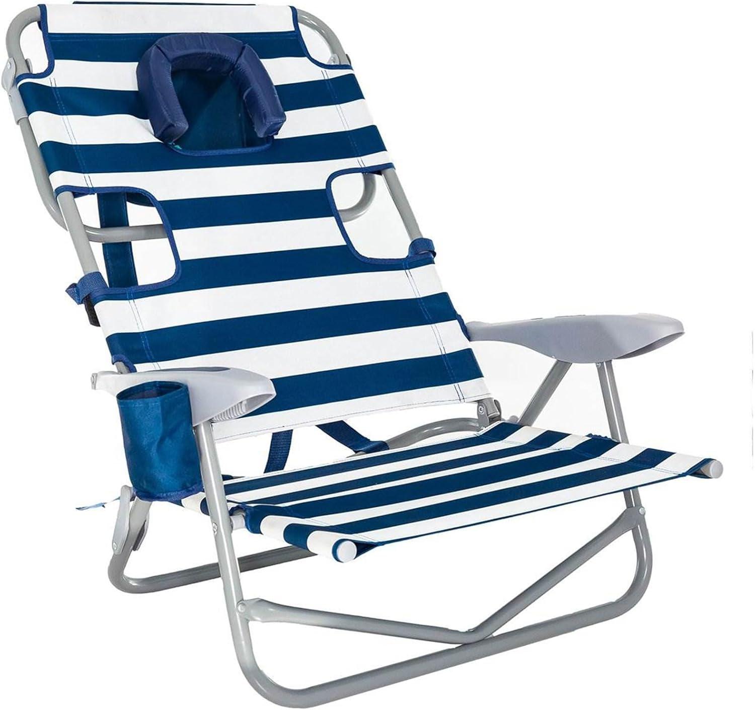 Ostrich On-Your-Back Outdoor Reclining Beach Lounge Pool Camping Chair