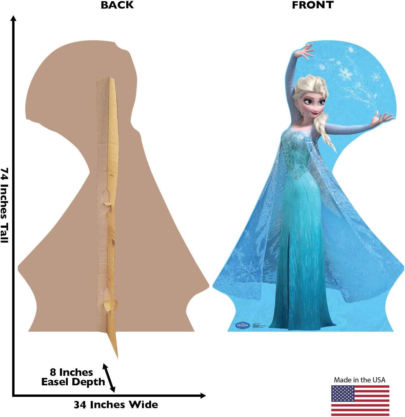 Life-Size Elsa Frozen Cardboard Stand-Up Decor