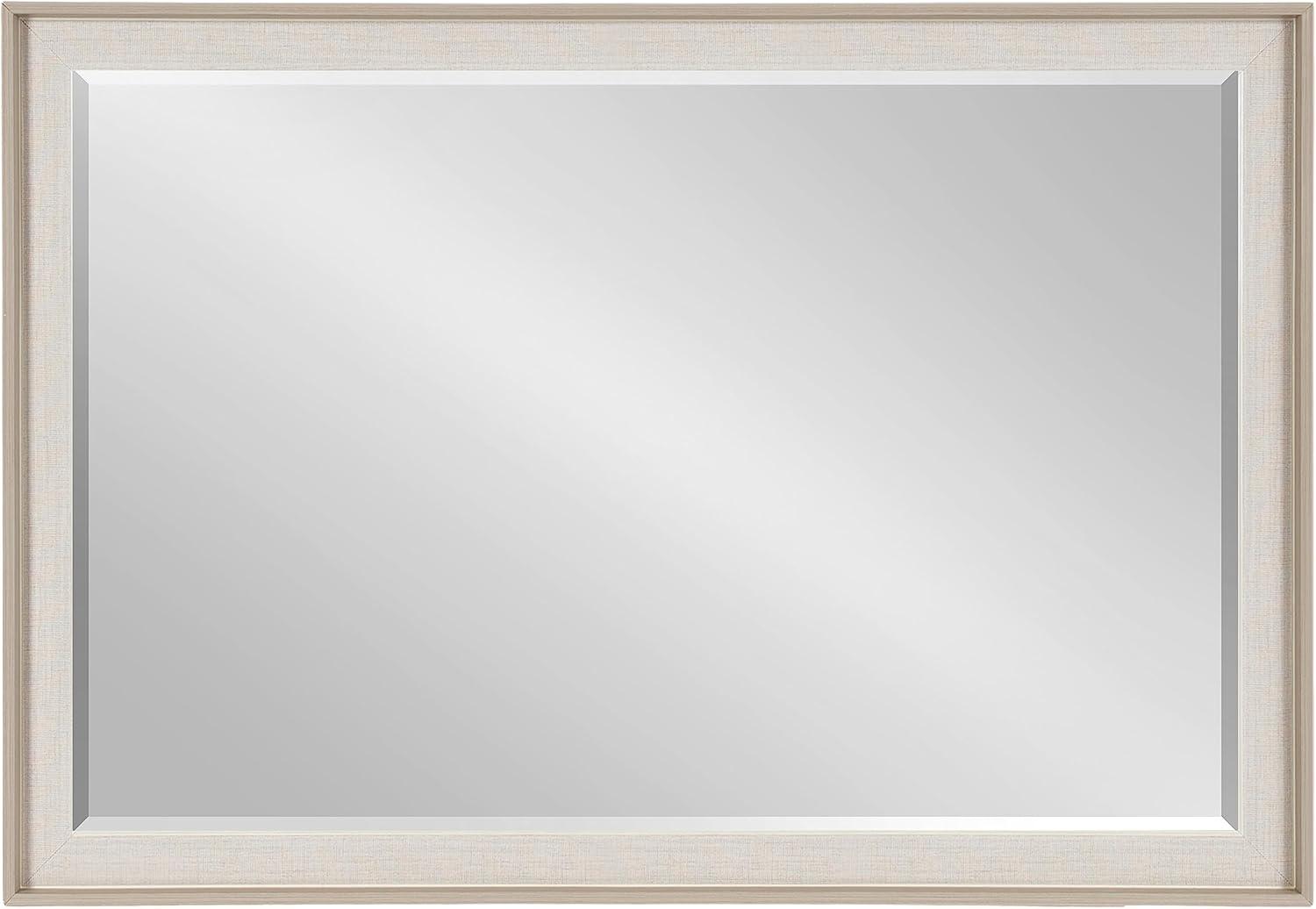 Kobert Rectangle Wall Mirror Natural - Kate & Laurel All Things Decor