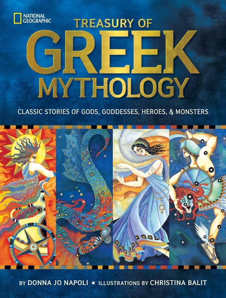 Treasury of Greek Mythology - by  Donna Jo Napoli (Hardcover)