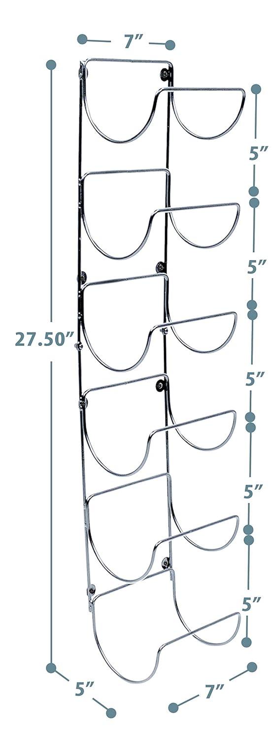 Sorbus 6-Tier Wall Mounted Metal Towel Rack