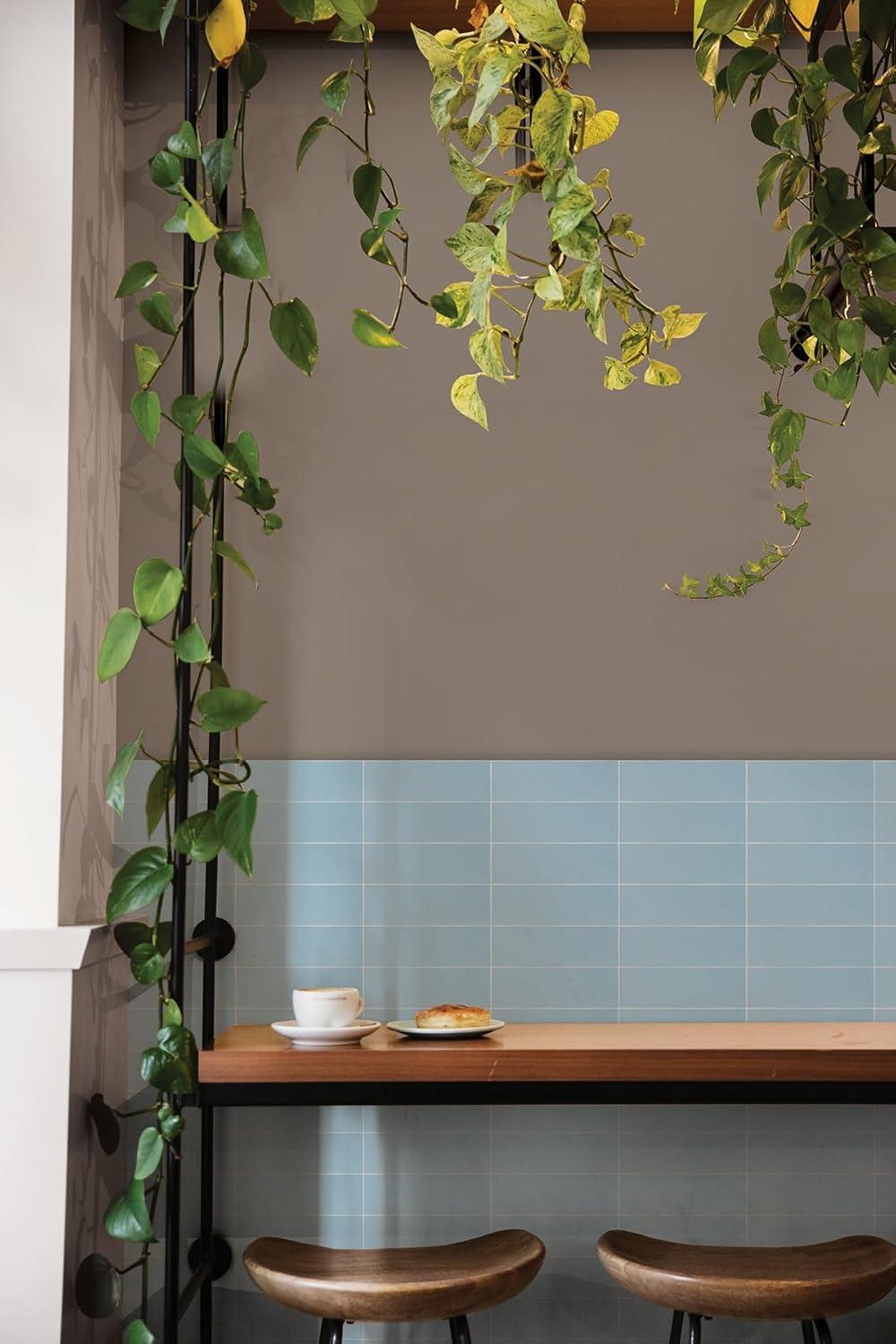 Blue Peel and Stick Subway Wall Tiles for Kitchen and Bathroom