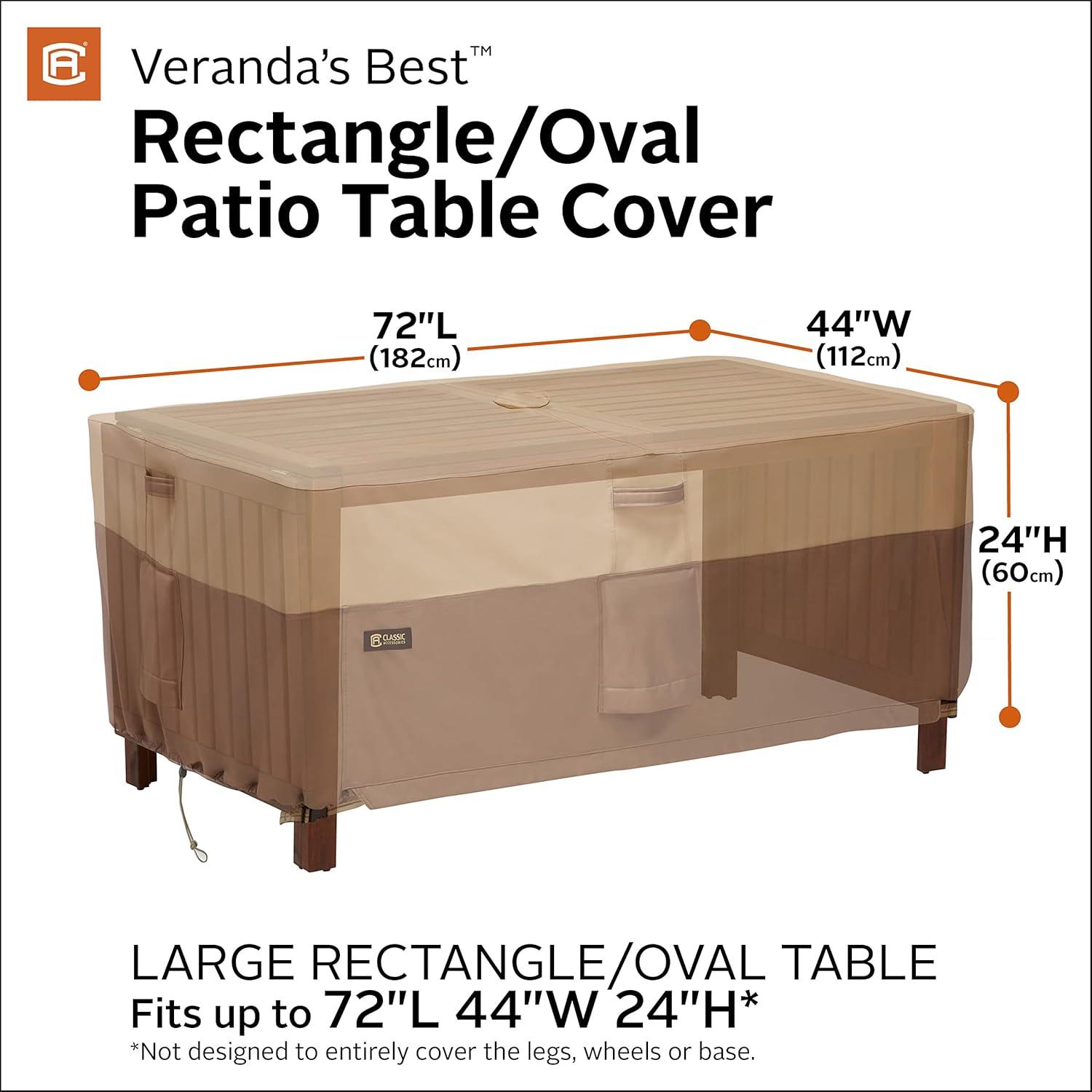 Veranda Outdoor Patio Table Cover