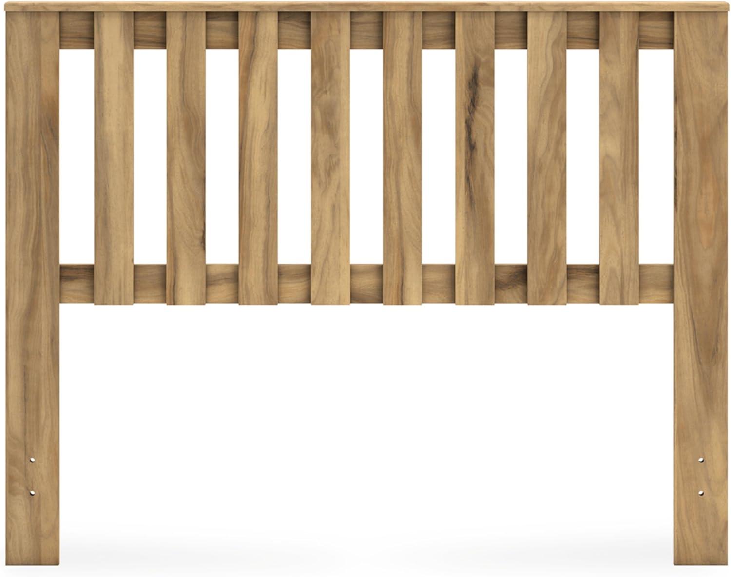 Signature Design by Ashley Bermacy Full Panel Headboard, Light Brown