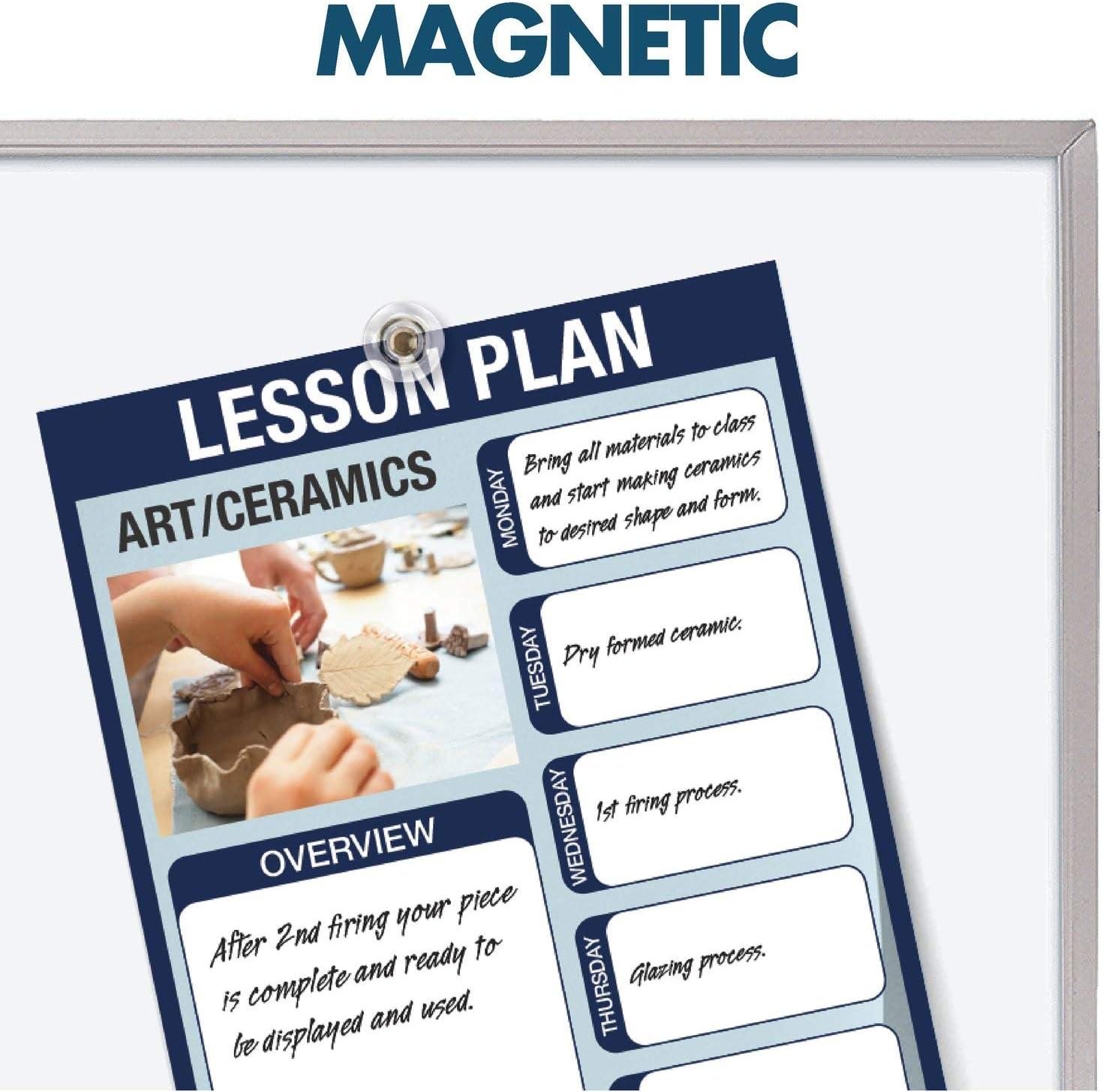 Quartet® 36" x 48" Porcelain White Board with Aluminum Frame