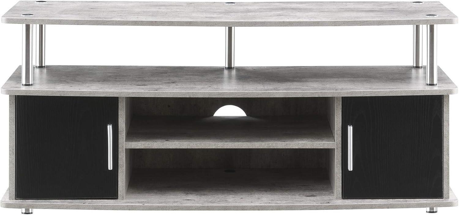 Convenience Concepts Designs2Go Monterey TV Stand, Faux Birch/Black