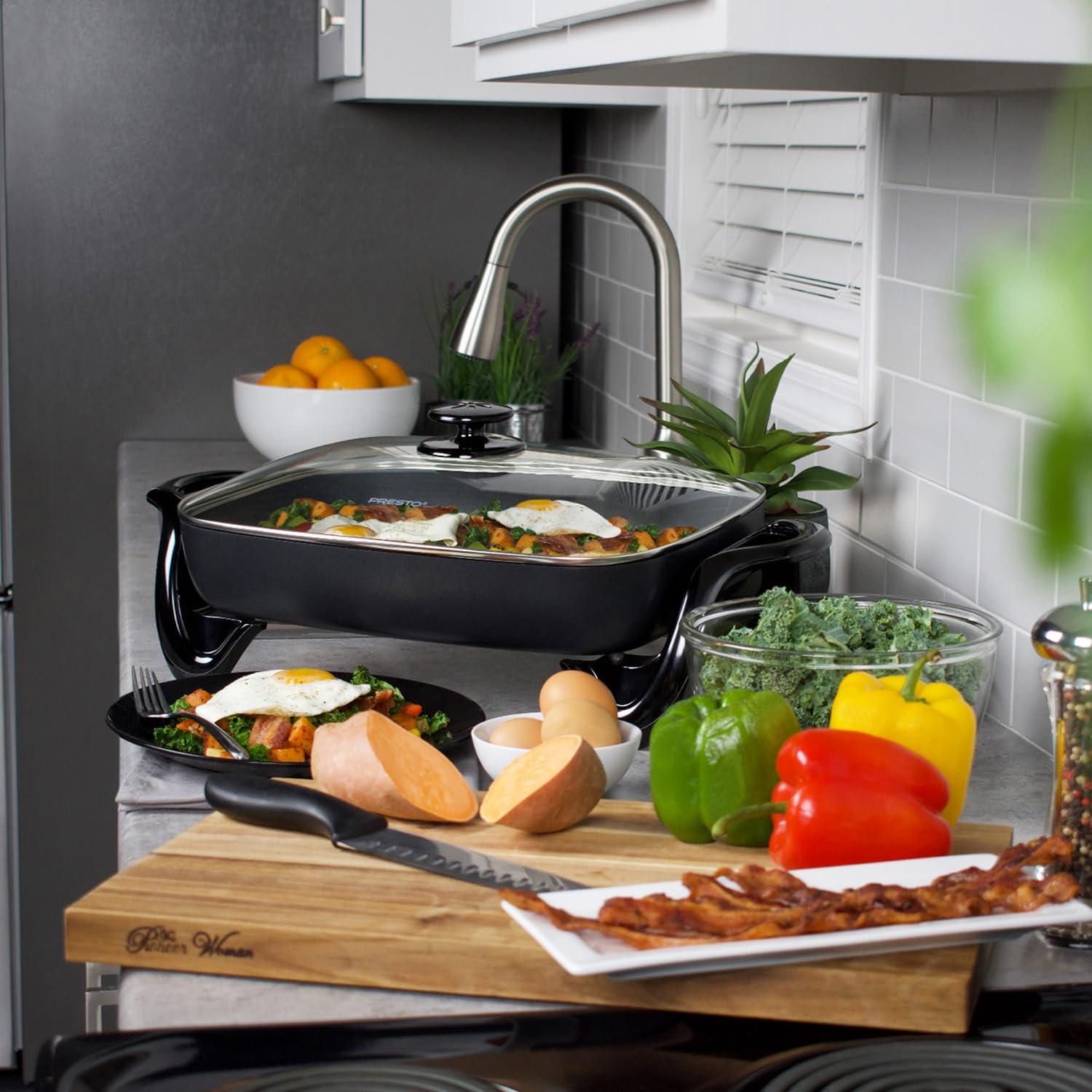 National Presto Industries  16 in. Electric Skillet with Glass Cover
