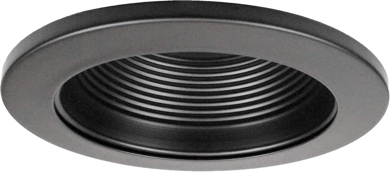 Black Oil Rubbed 4-Inch Recessed LED Baffle Trim