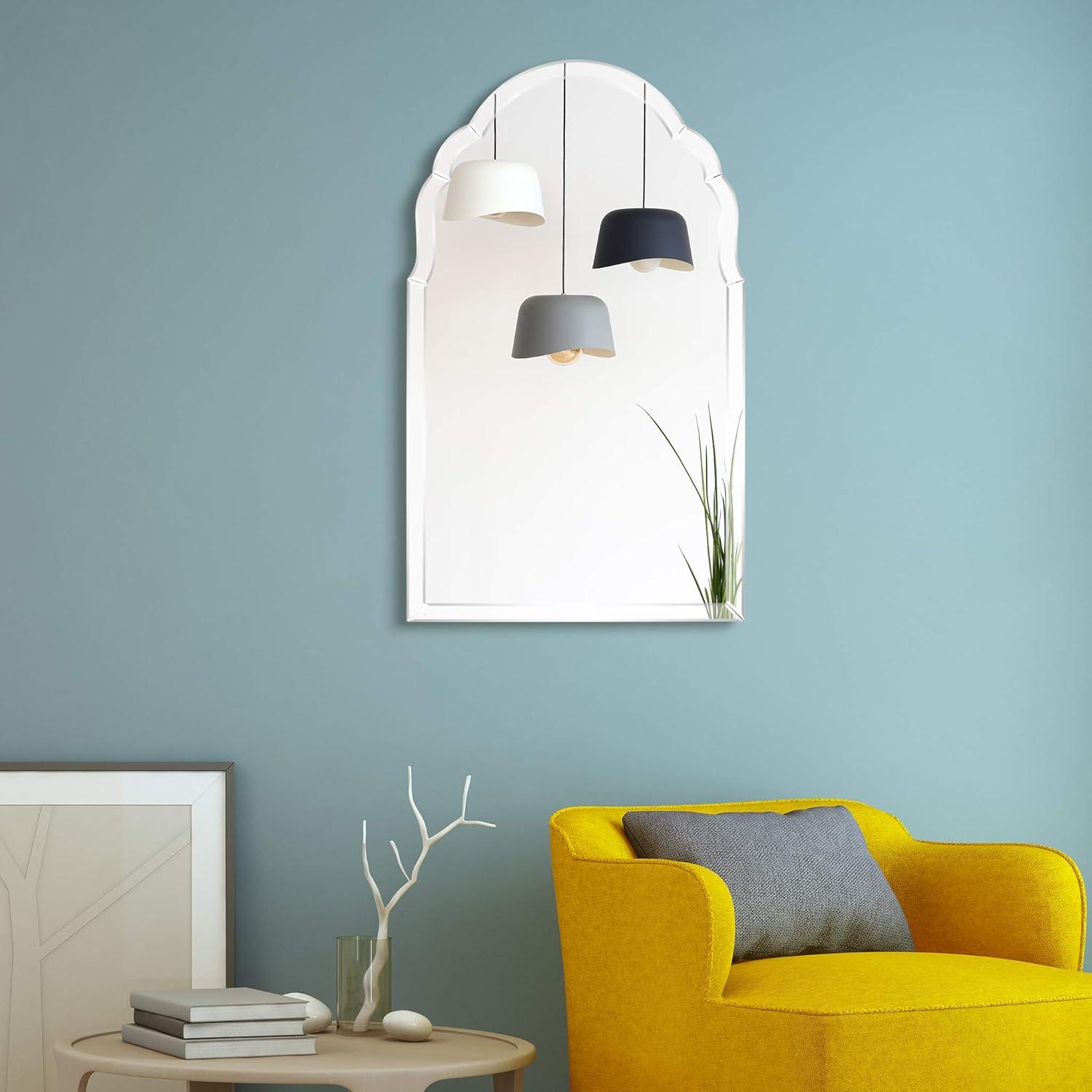 Contemporary Clear Beveled 24" x 40" Wall Mirror