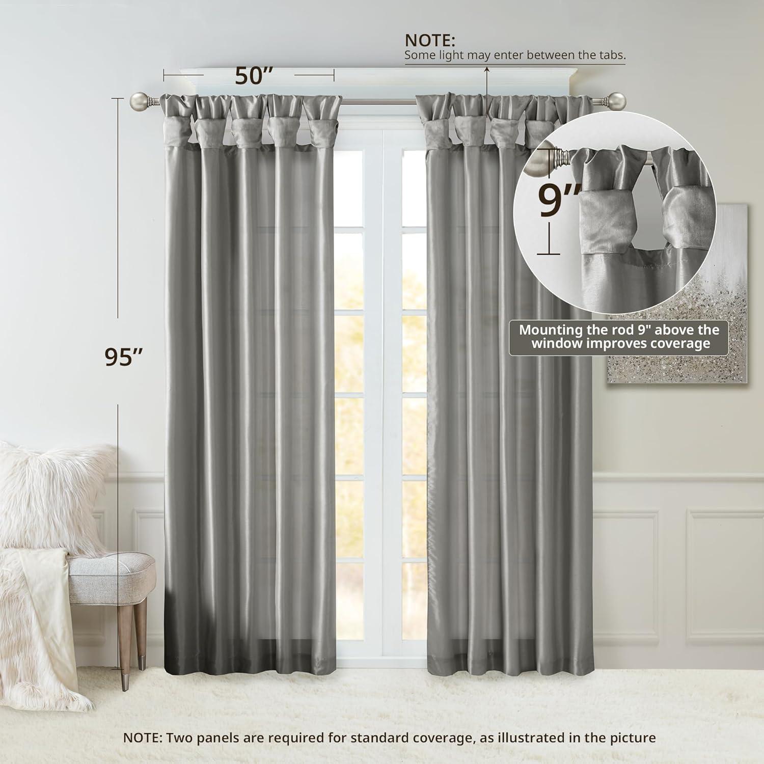 Polyester Single Curtain Panel Panel