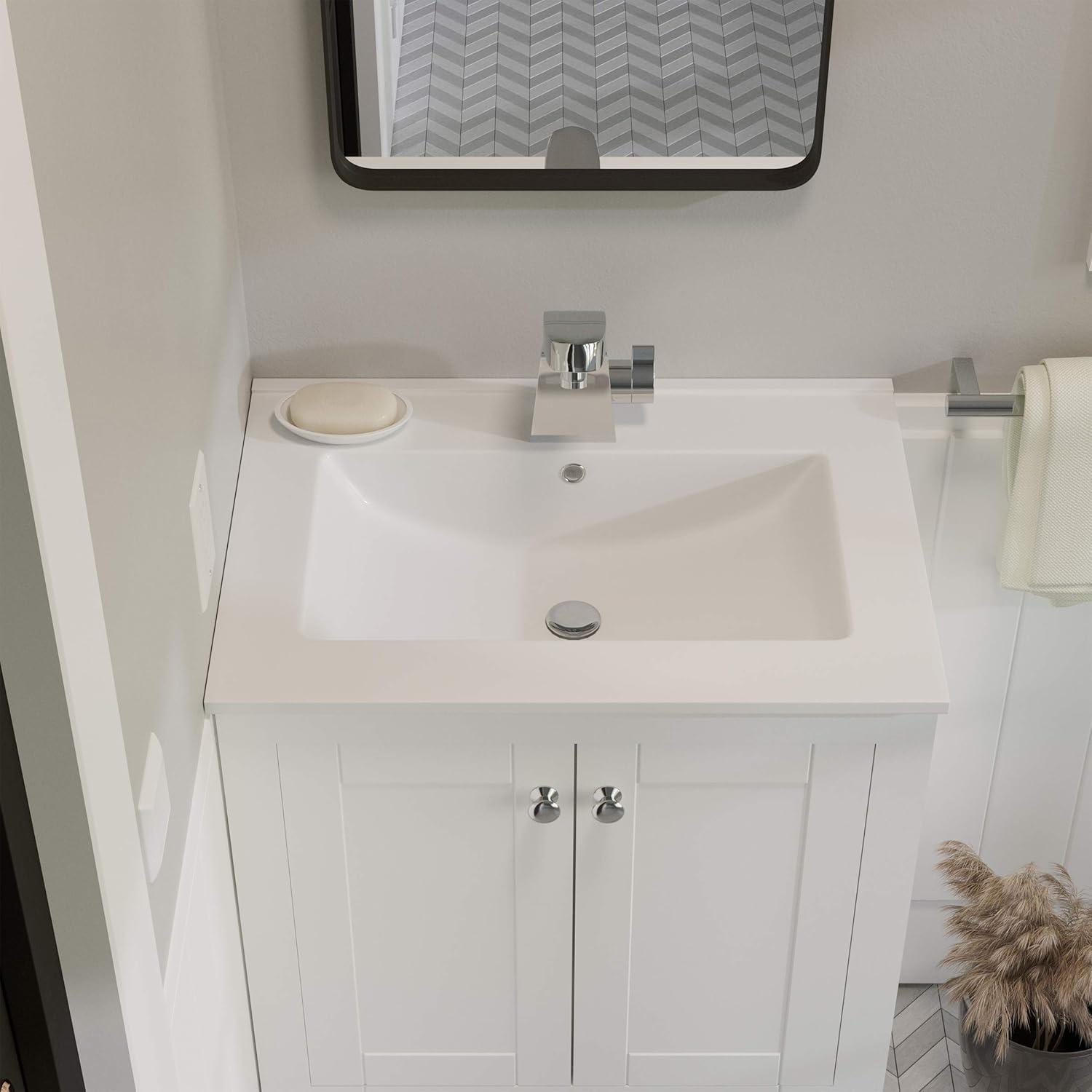 Swiss Madison Ceramic 24" Single Bathroom Vanity Top