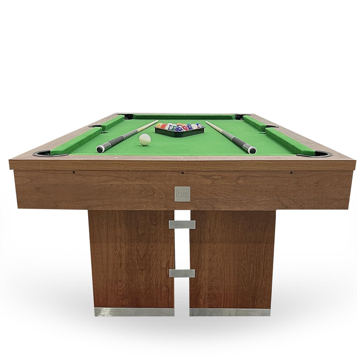 Freetime Fun 7 FT 3 in 1 Multi Game Pool Table with Dining Top Pool Table Ping Pong Table Combo, Includes Pool Table Accessories and Tennis Paddles - SKU RB5900A