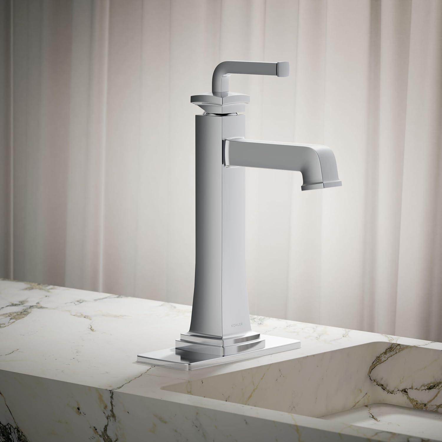 Kohler Riff Tall Single-Handle Bathroom Sink Faucet 1.2 GPM K-26430-4-CP