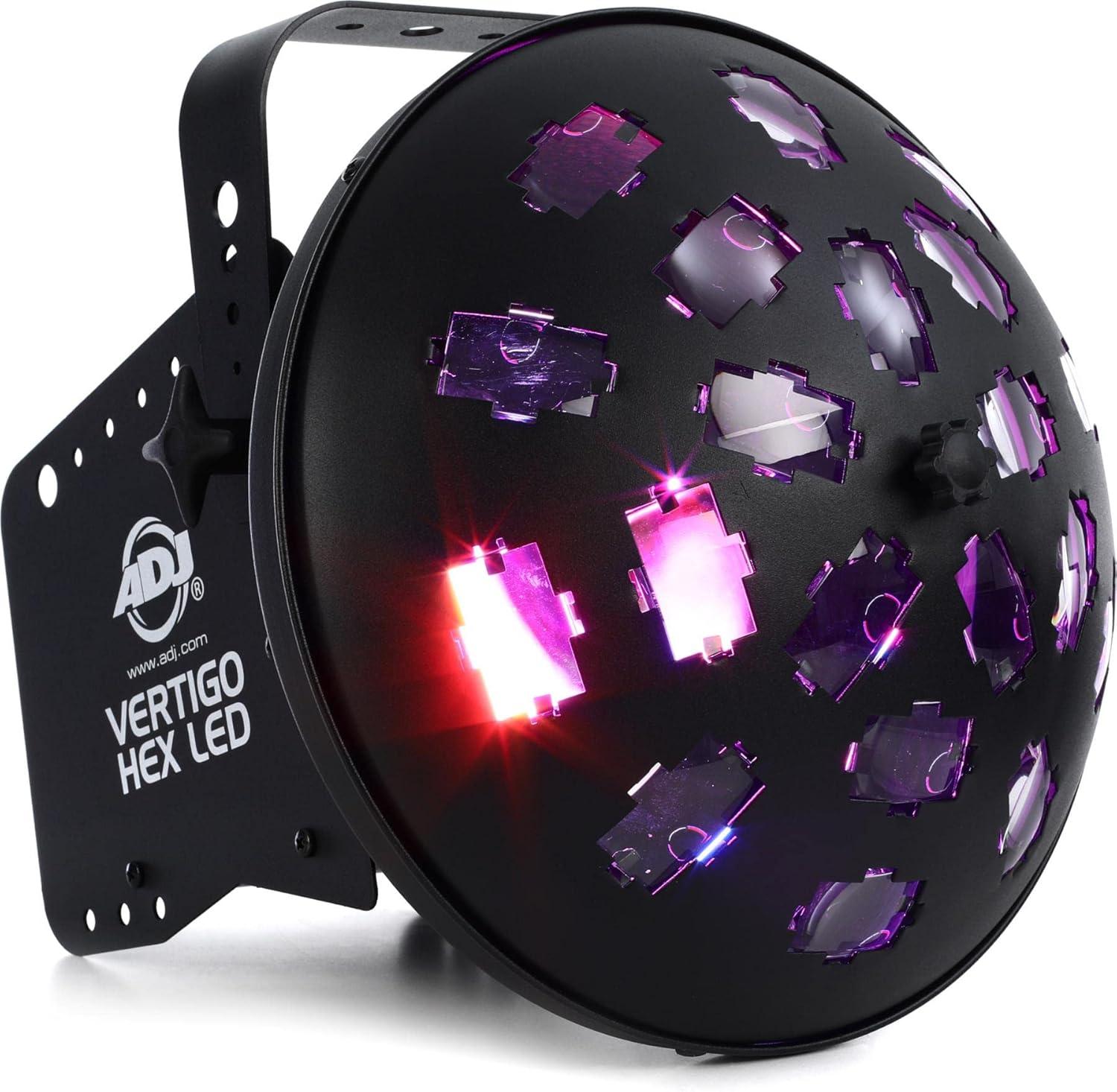 American DJ Vertigo HEX LED 12W Mutli-Color Bright Light Effect Lighting Fixture