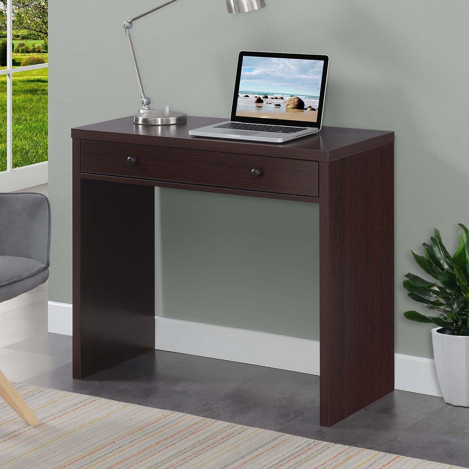 36 x 15.75 x 30 in. Northfield Desk with Drawer, Espresso