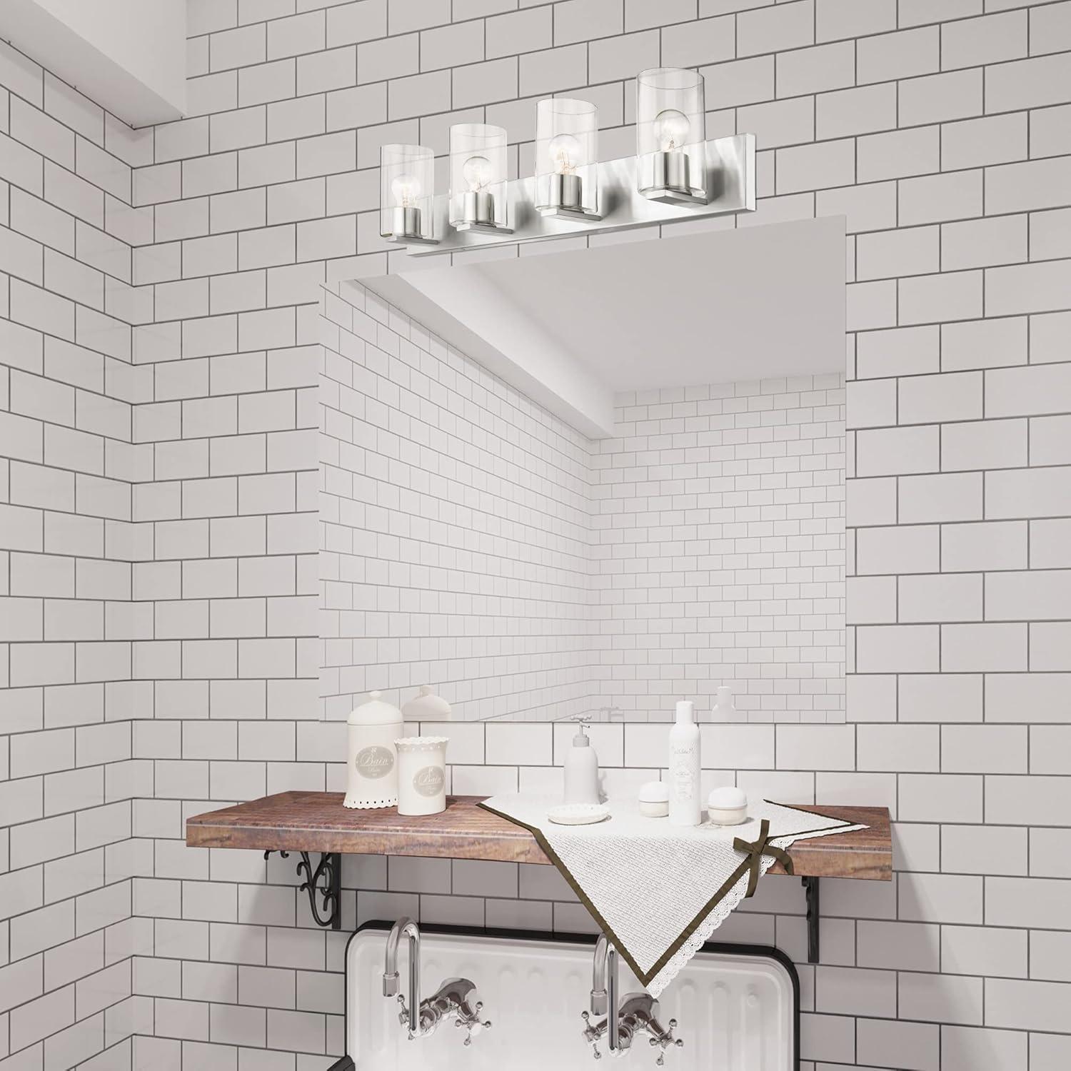 Livex Lighting - Zurich - 4 Light Bath Vanity in Contemporary Style - 35.5