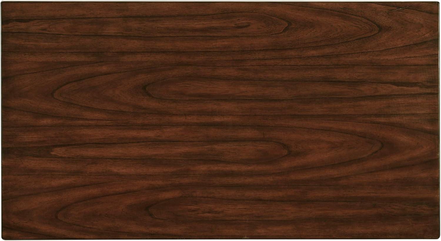 Lexicon Frazier Park Wood 2 Drawer Coffee Table in Brown Cherry