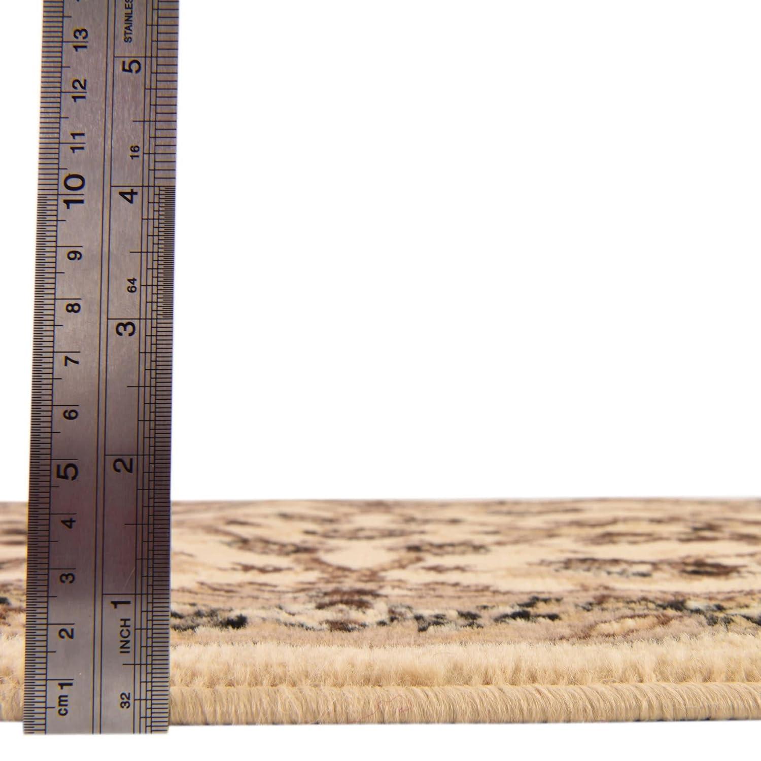 Unique Loom 3' 3 x 5' 3 Sialk Hill Washington Ivory Area Rug