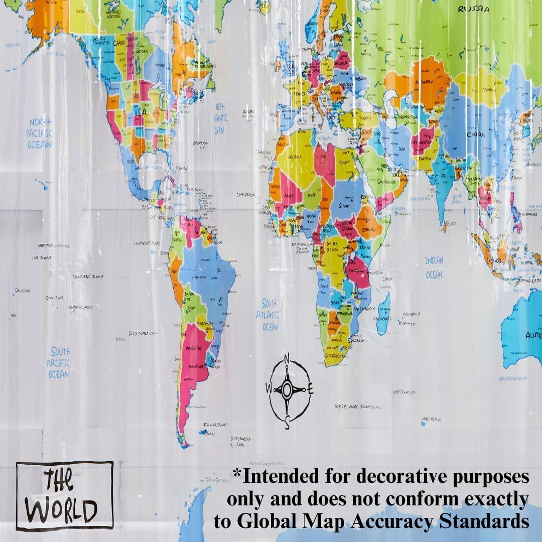 The World Shower Curtain - SKL Home