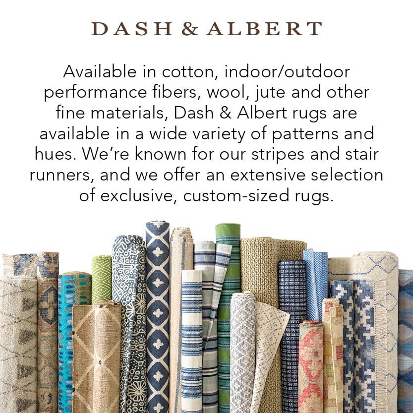 Diamond Denim/White Handwoven Indoor/Outdoor Rug