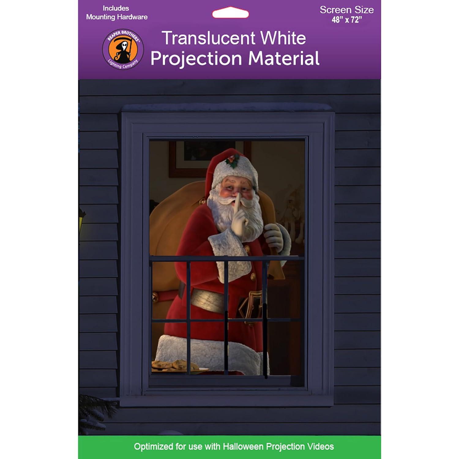 Holiscapes Holiday Digital Decoration Kit - Includes 16 AtmosFX® Video Effects, HD projector, Projection Screen