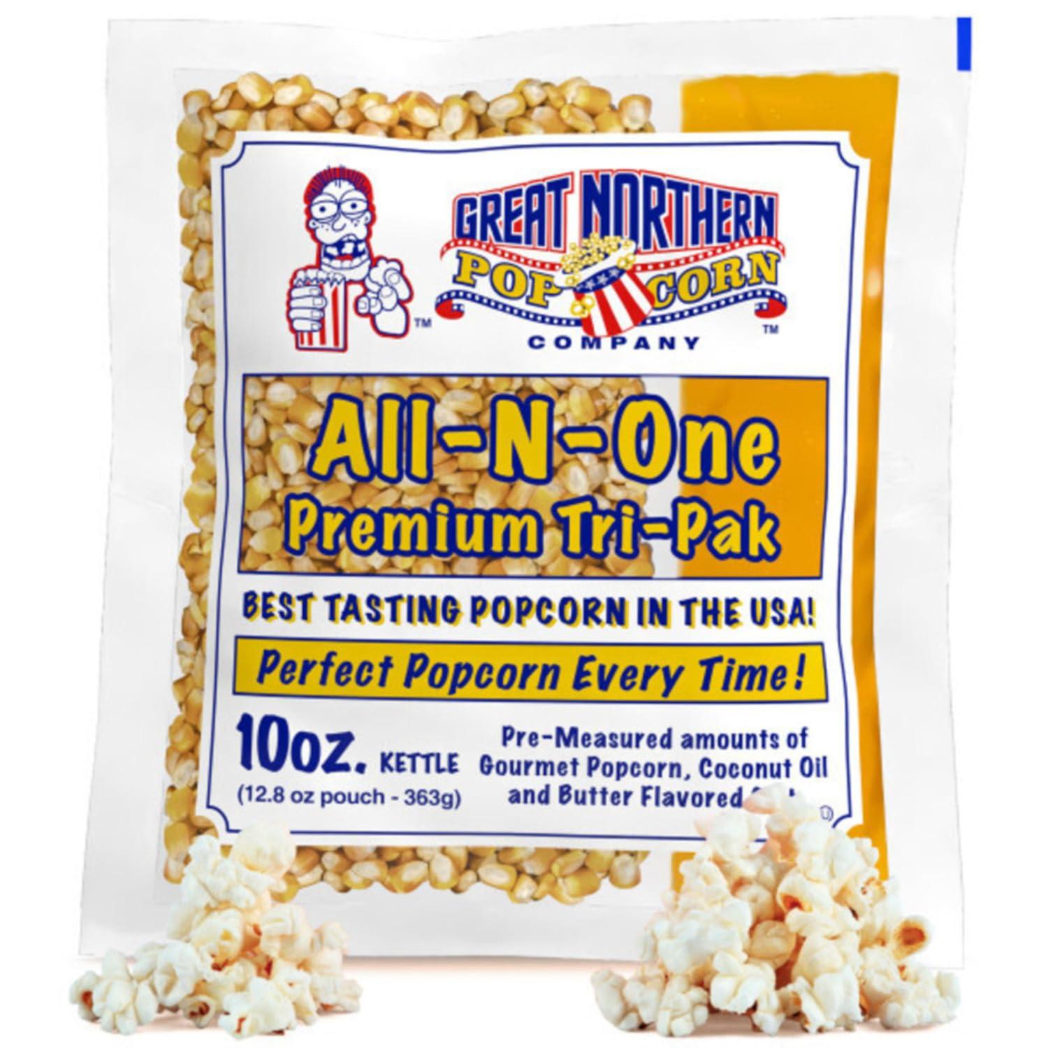 10oz All-in-One Butter Popcorn Packs for Machines, 24 Case