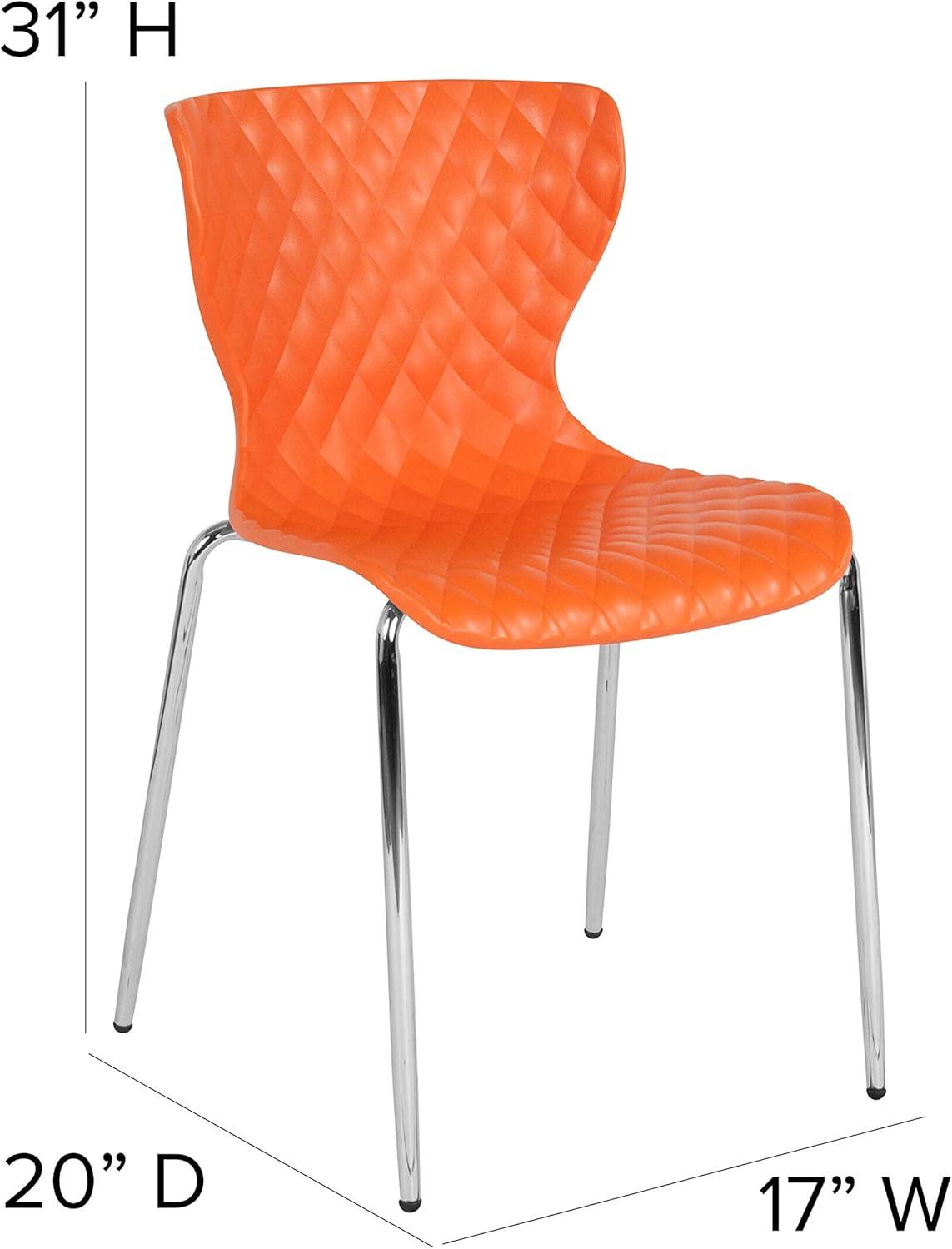 Flash Furniture Lowell Contemporary Plastic Stack Chair