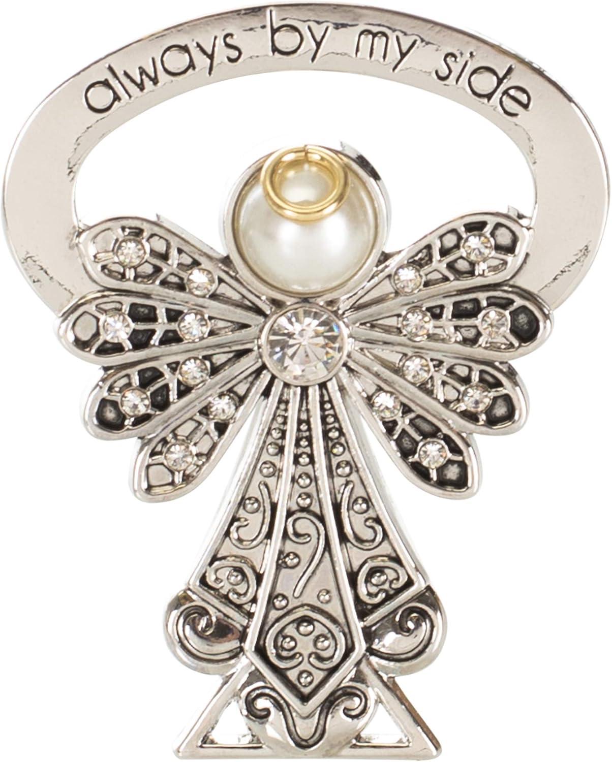 Roman, 2.5" RHD BEDSIDE ANGEL-CRYSTAL CRYSTAL WINGS BEDSIDE CARDING