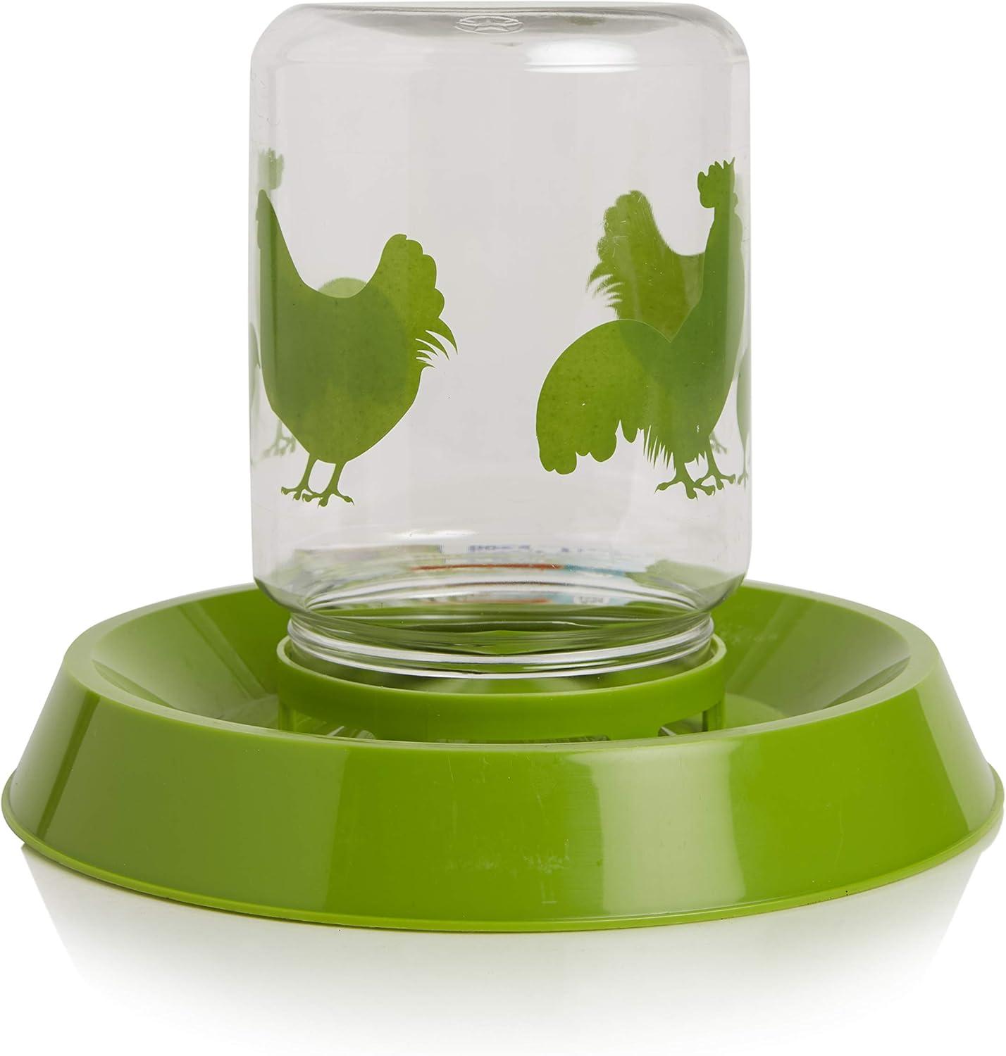 Lixit Chicken Feeder Green 64oz