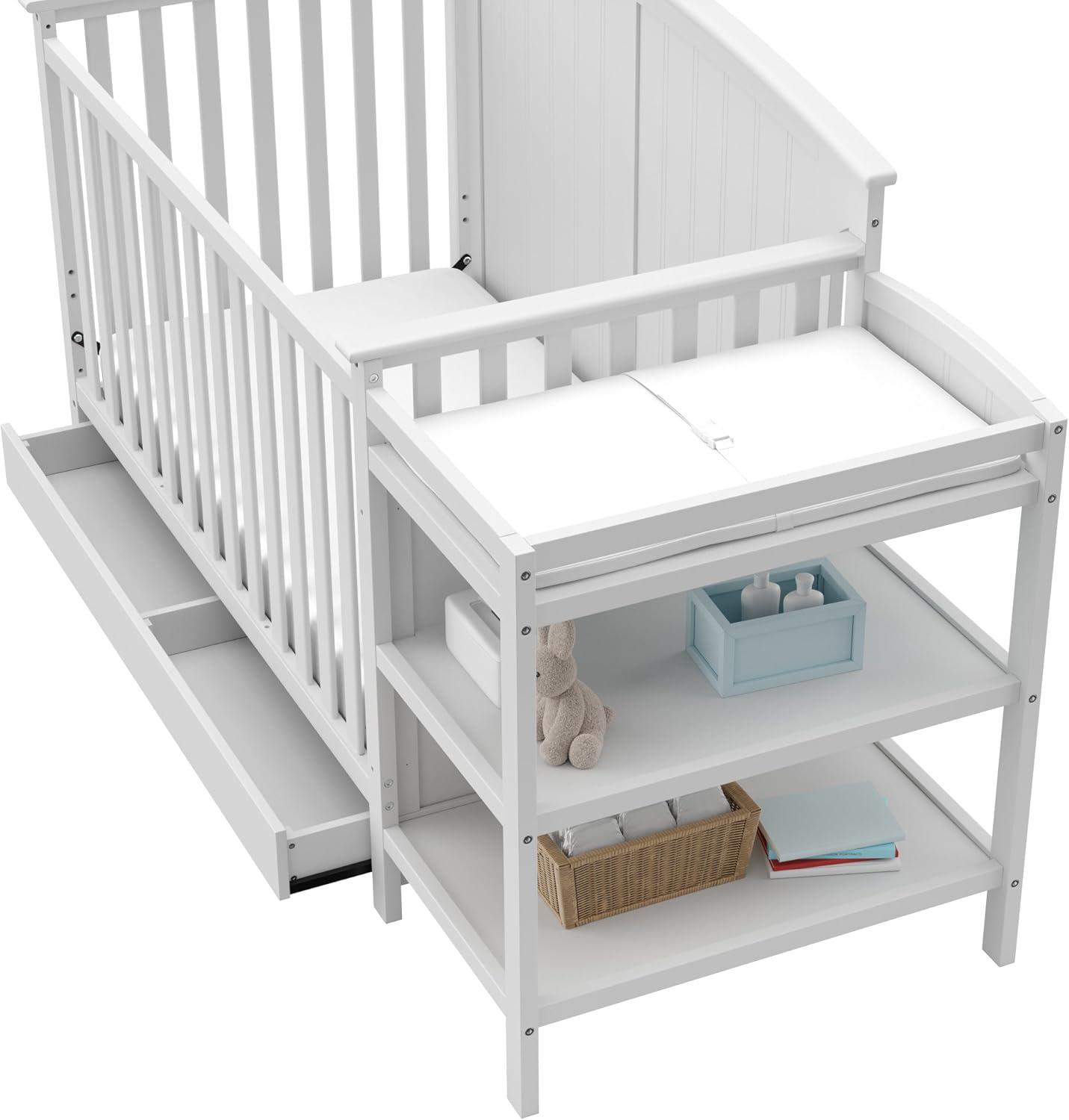 Steveston 5-in-1 Convertible Crib and Changer with Storage
