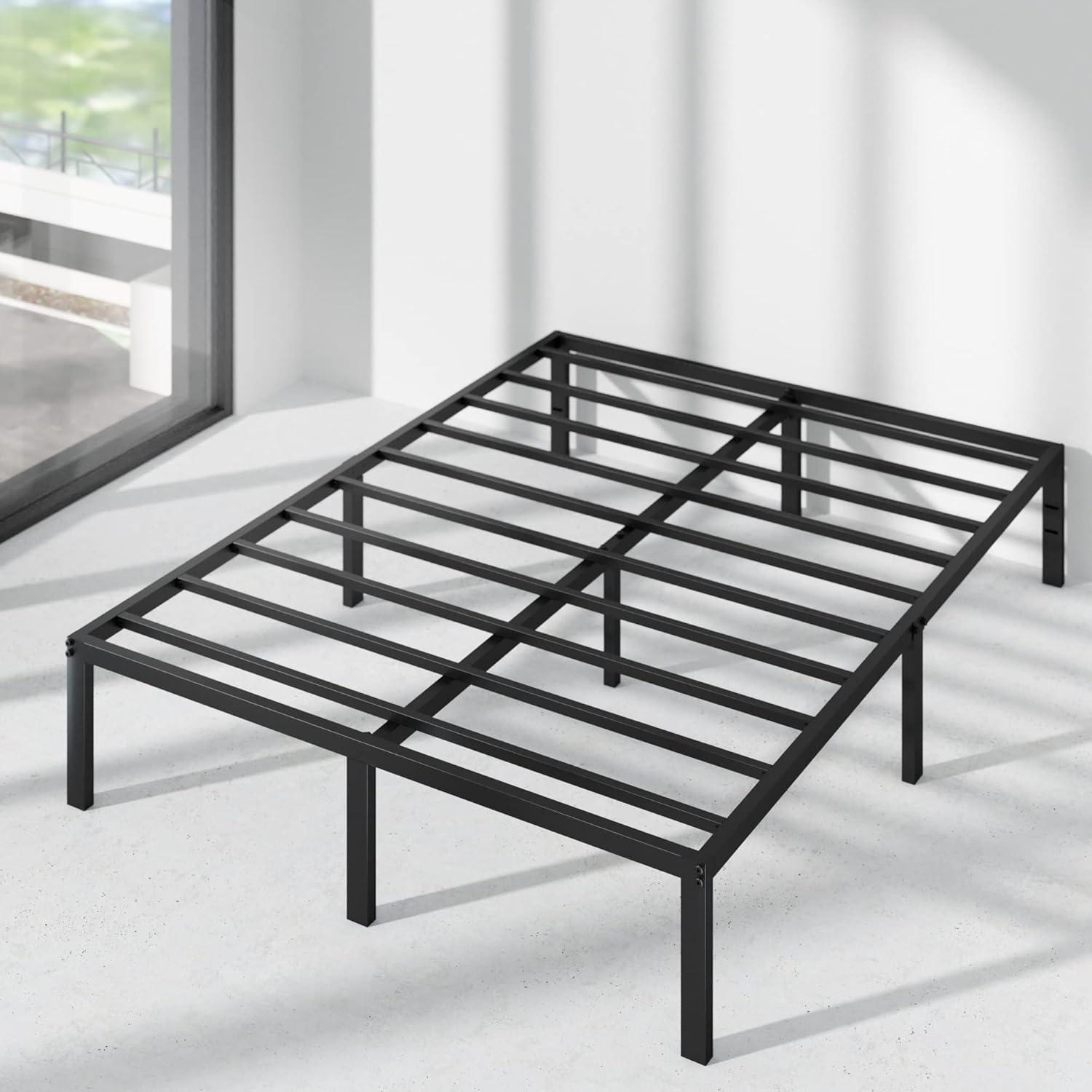 Zinus 14 Inch Classic Metal Platform Bed Frame with Steel Slat Support / Mattress Foundation, Queen