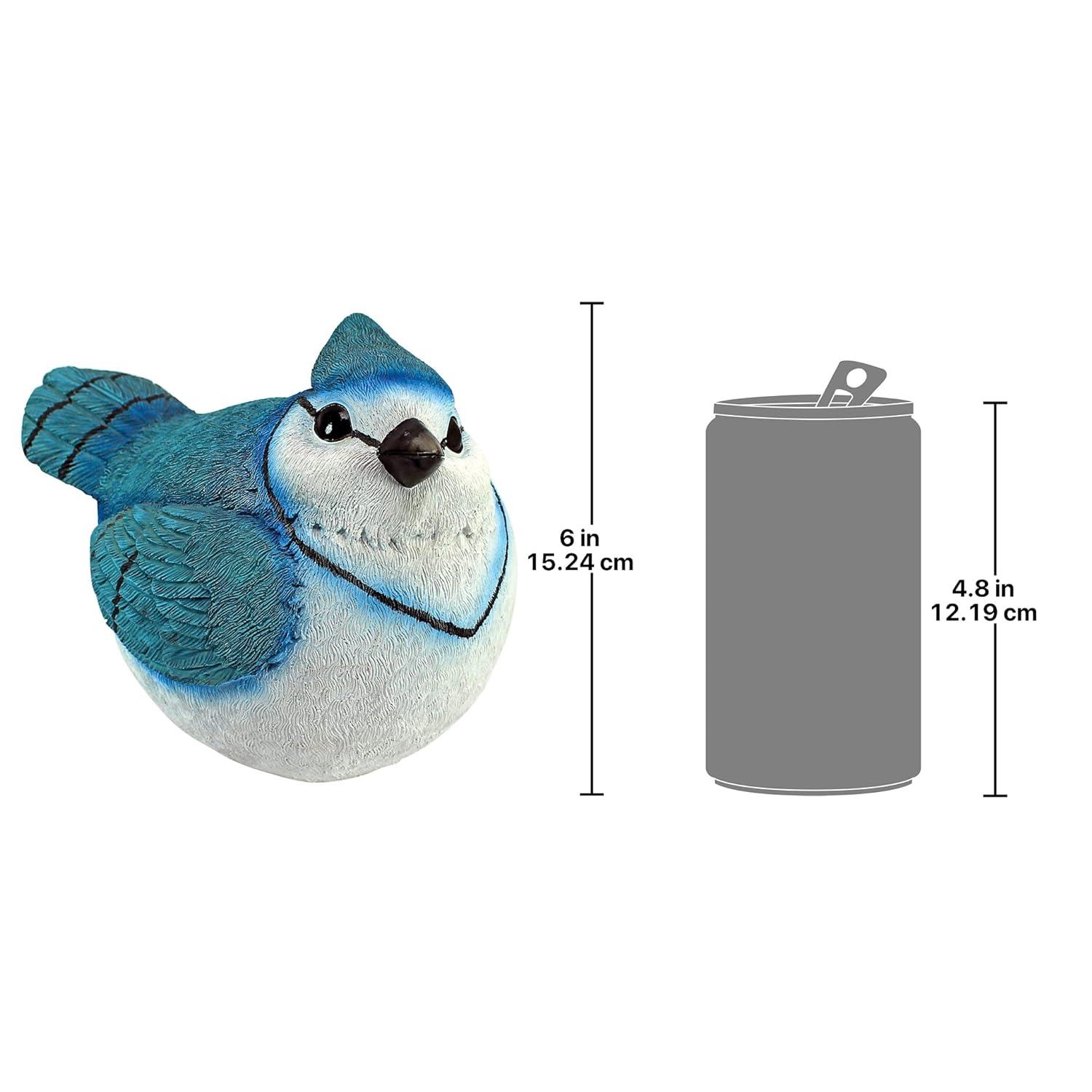Design Toscano Blue Jay Burly Bird Statue