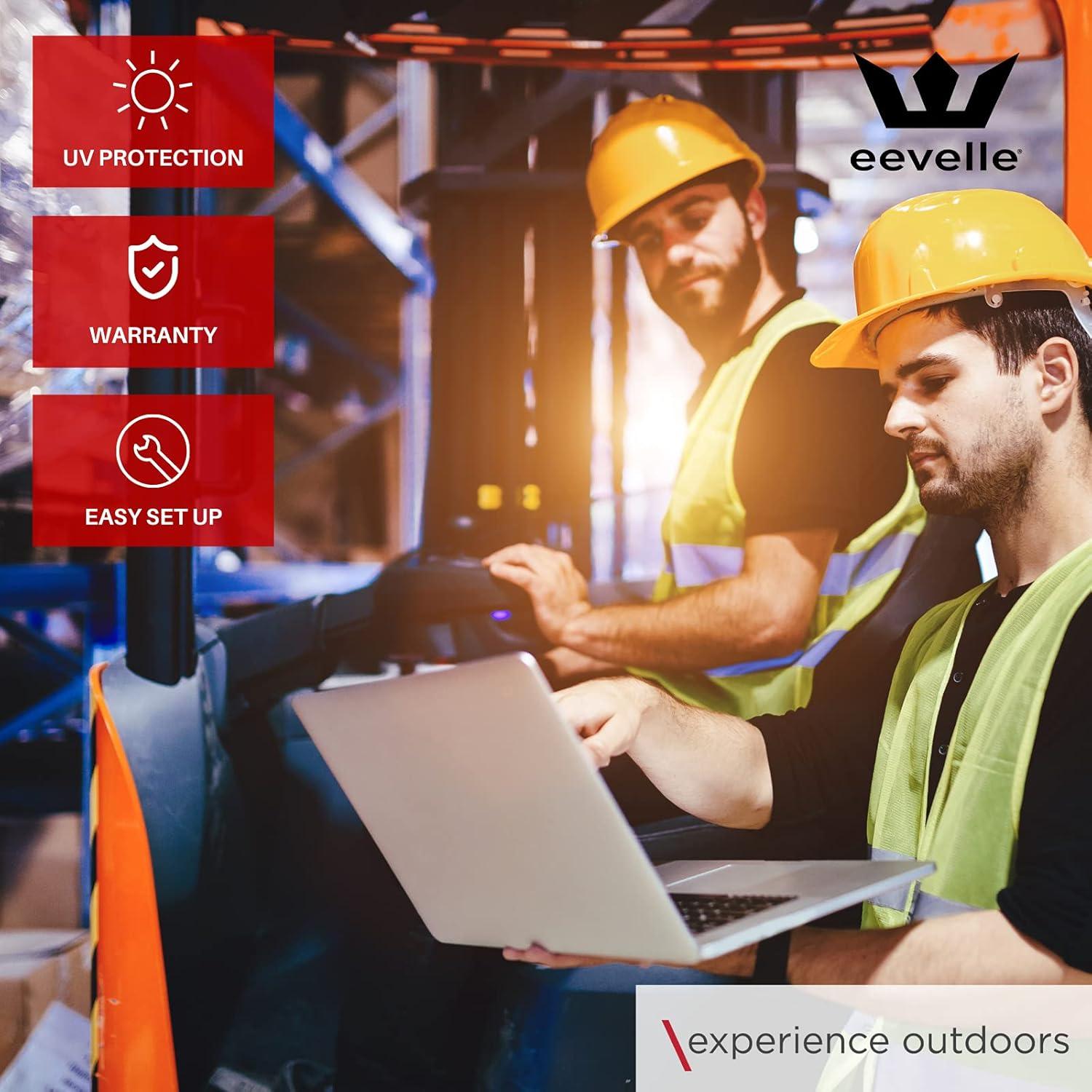 Solarcap Universal Tinted Forklift Sun & Rain Canopy, Super Clear Tinted Vinyl