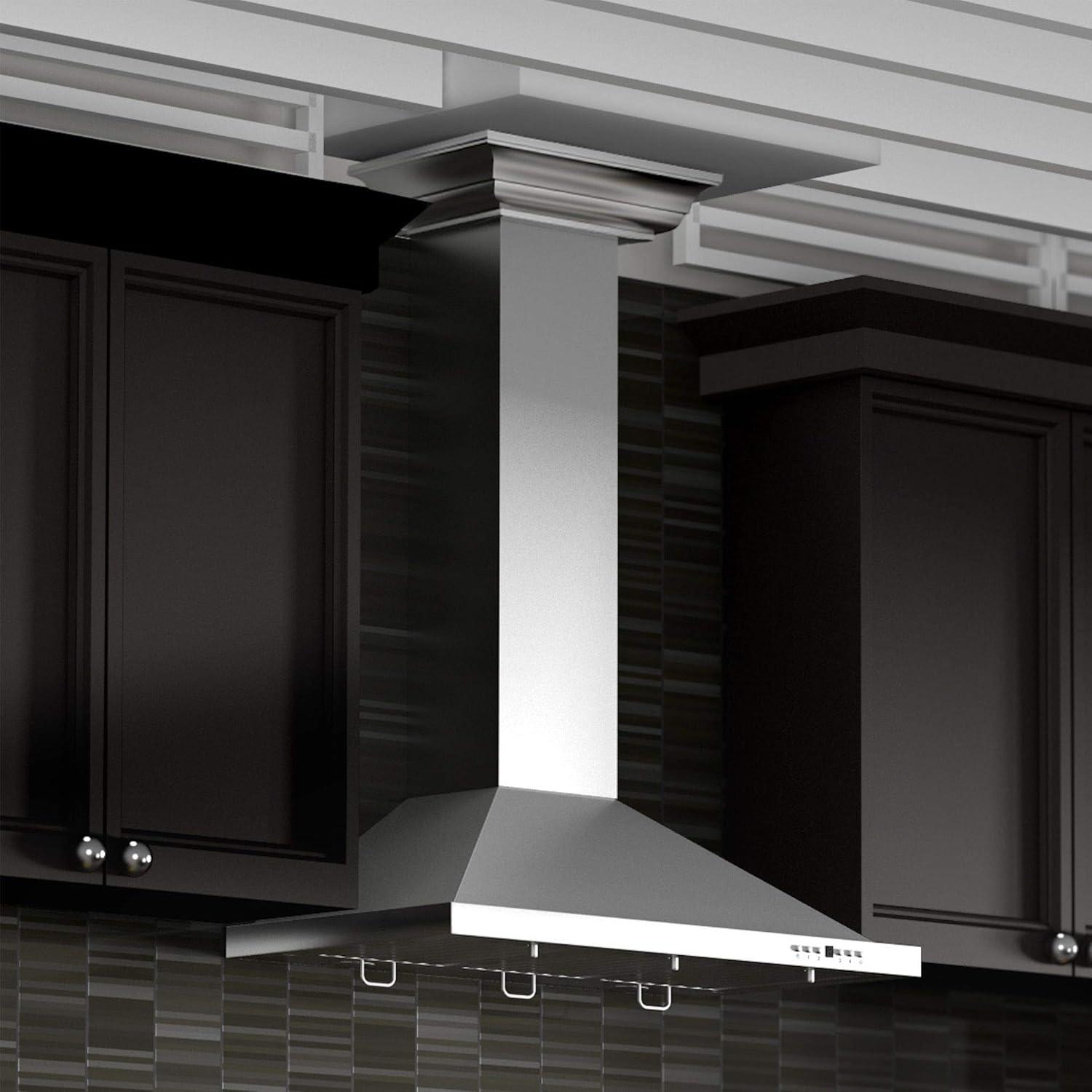 48" KBCRN 400 CFM Convertible Wall Mount Range Hood