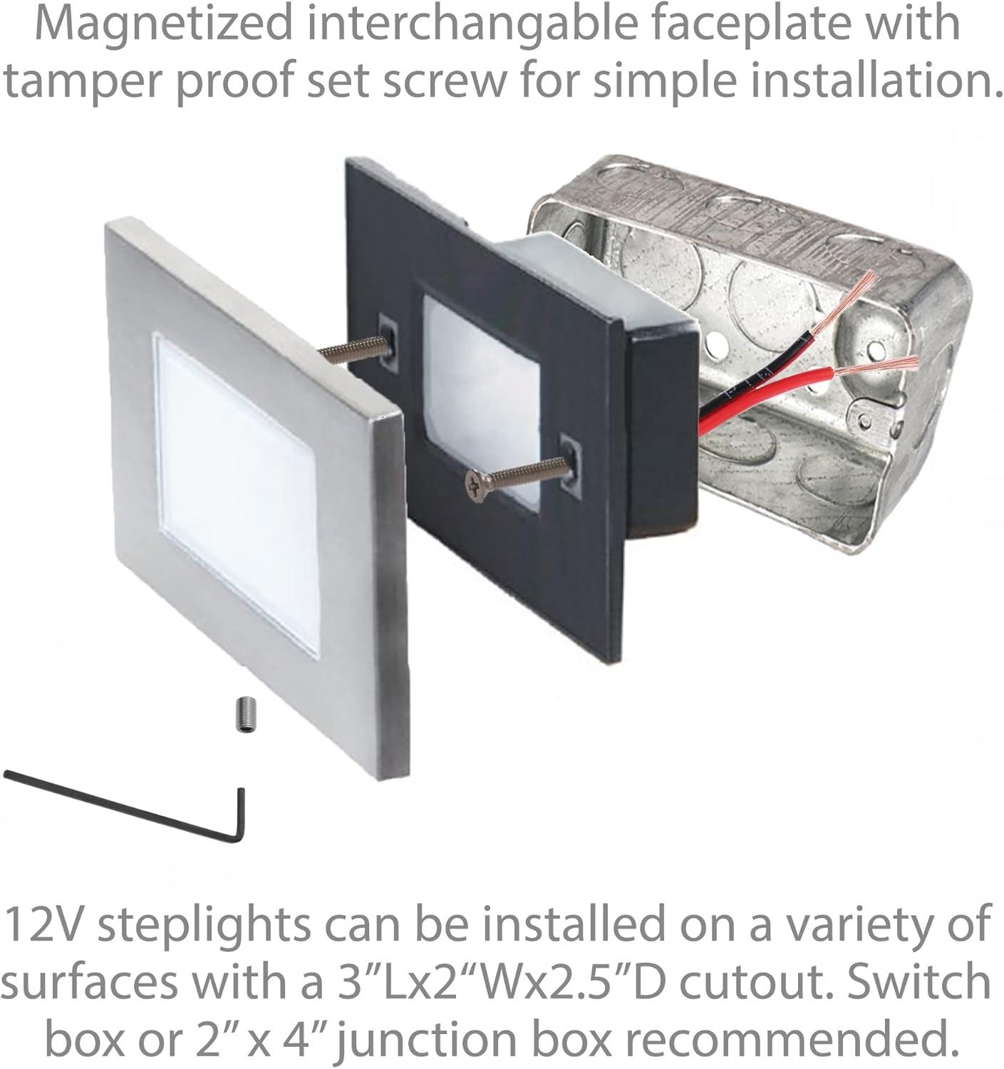 Integrated LED Metal Step Light