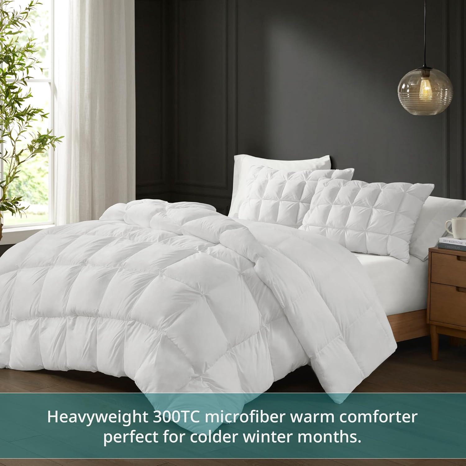 Stay Puffed Overfilled Down Alternative Comforter White - Madison Park