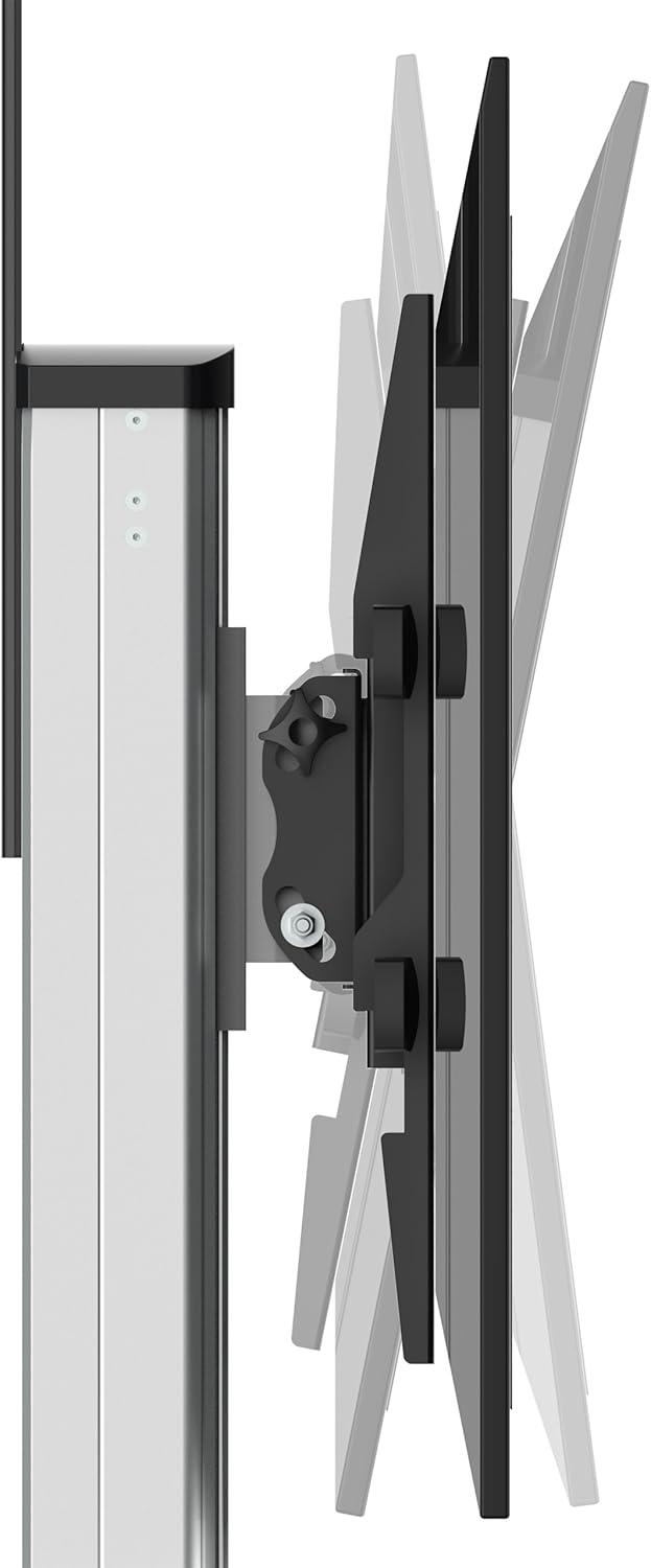 Startech STNDMTV70 TV Cart - Height Adjustable - Lockable Wheels