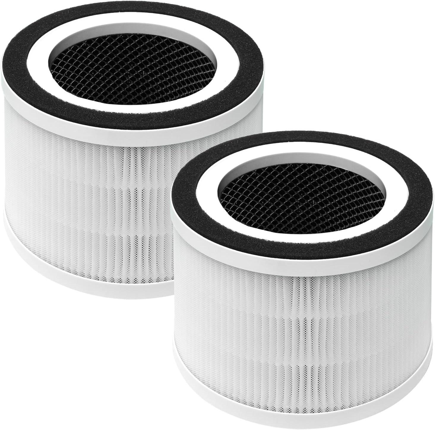 True HEPA Filters for Fillo/Halo/Allo Air Purifier, 2 Pack