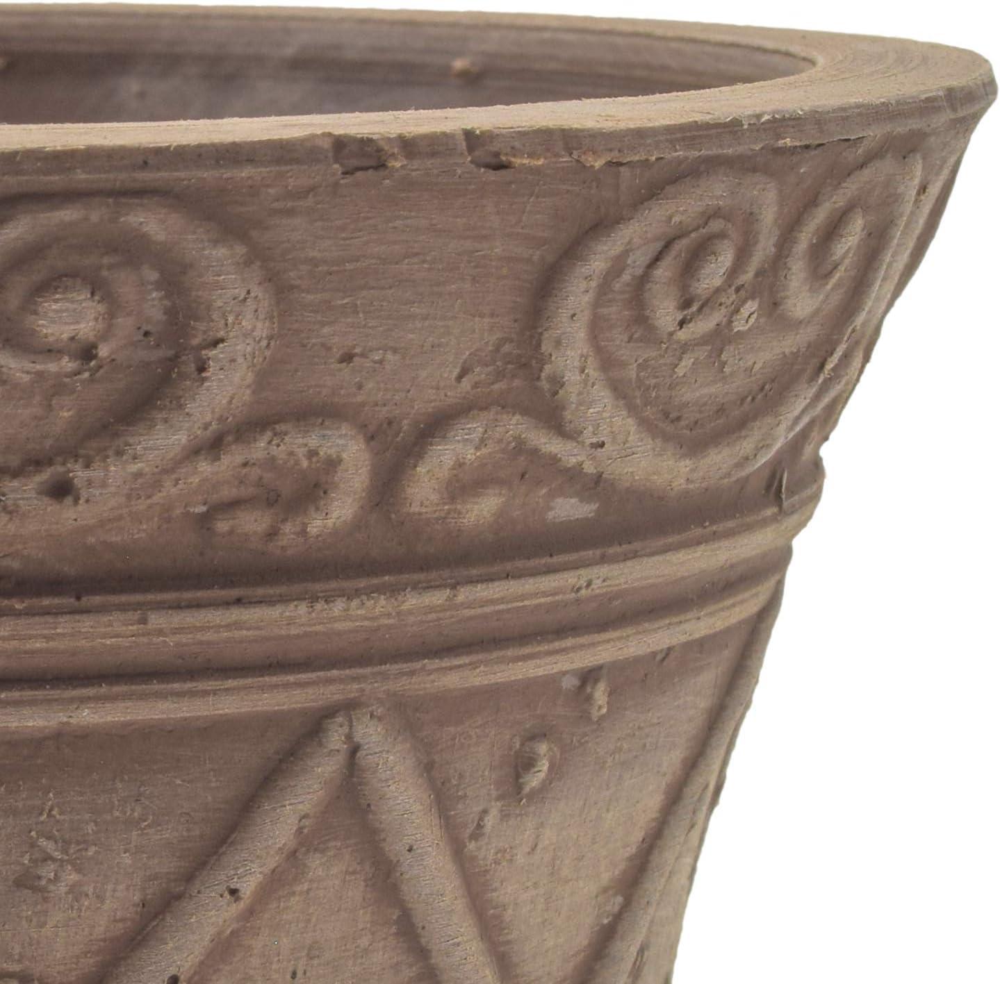 Arcadia Classic Taupe 4-inch Recycled Planter Pot