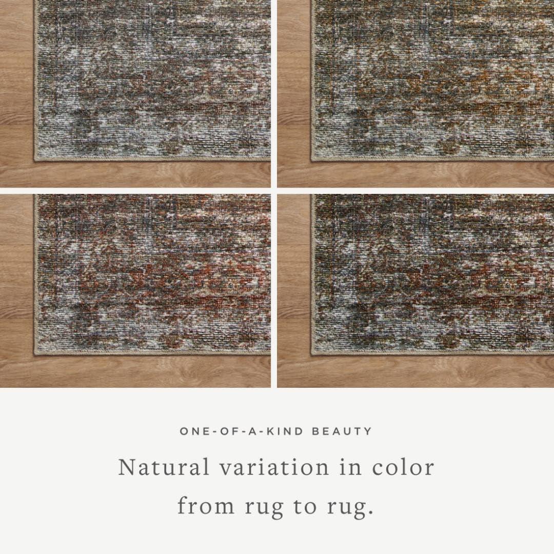 Billie Oriental Tobacco/Rust Area Rug
