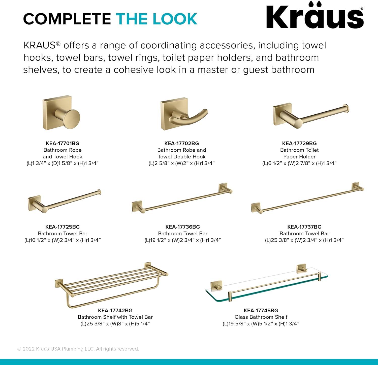 Ventus 18" Wall Mounted Towel Bar