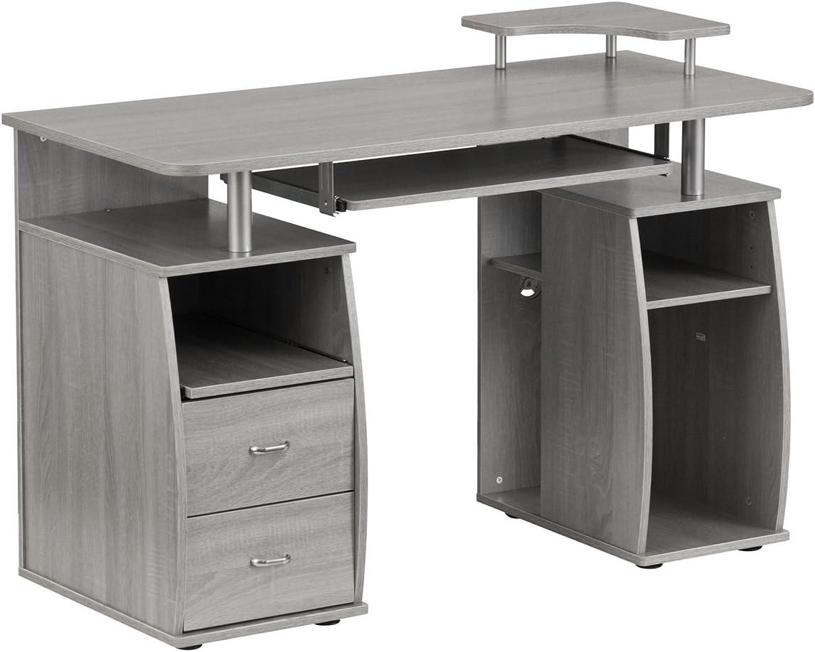 Hokku Designs Techni Mobili Complete Computer Workstation Desk With Storage