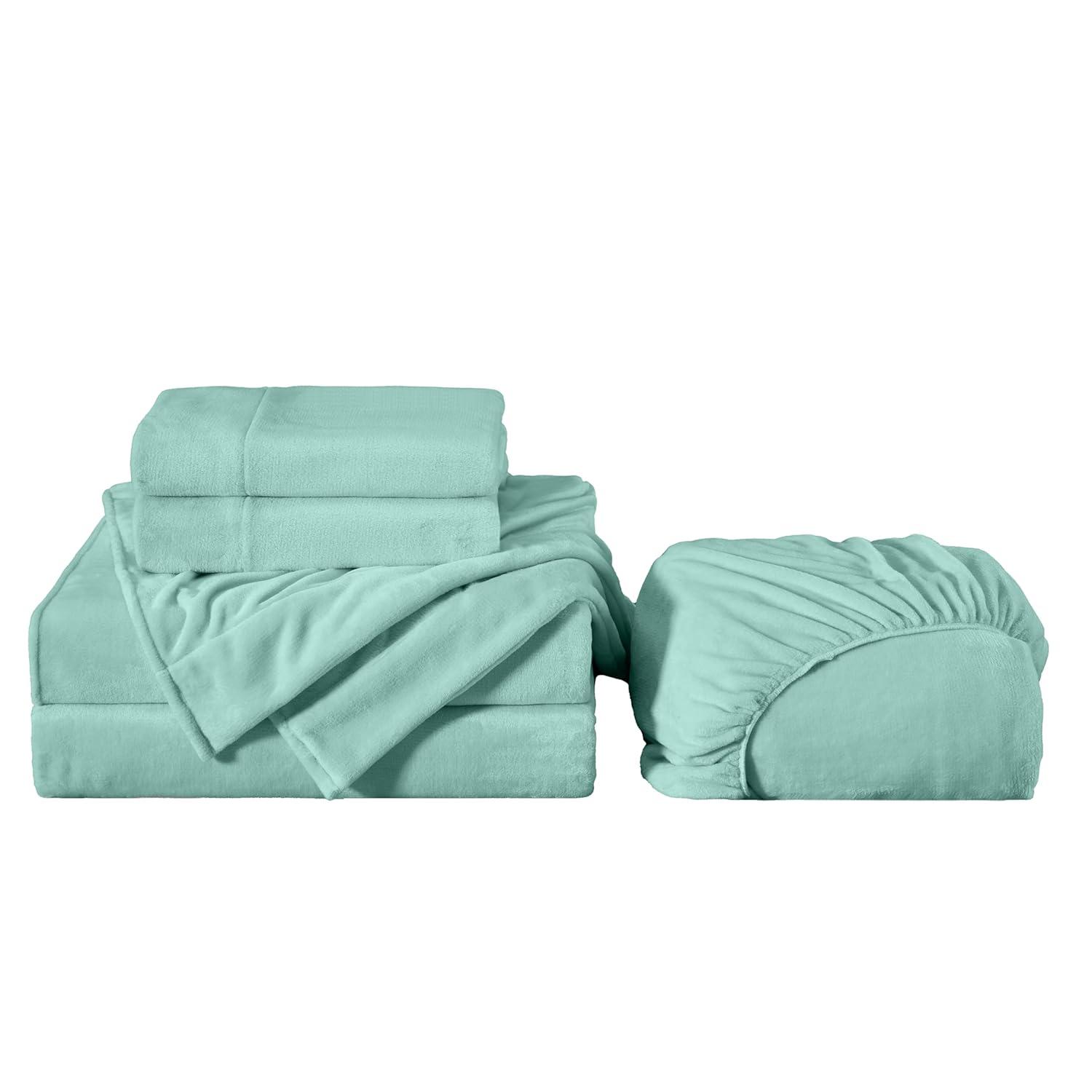 Chezmoi Collection Washed Microfiber Line Stitch Embroidery Quilt Set