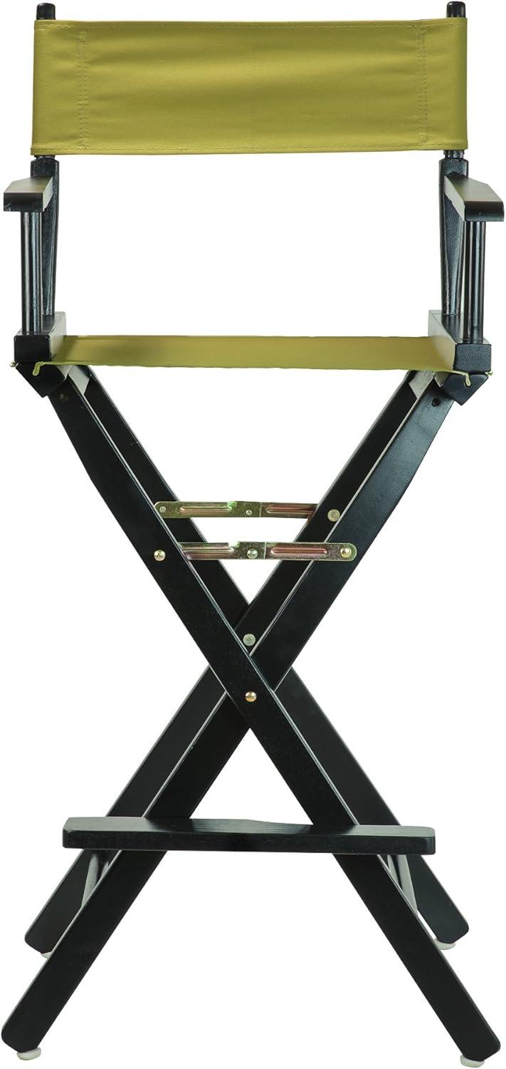 "30" Director's Chair Black Frame-Olive Canvas"