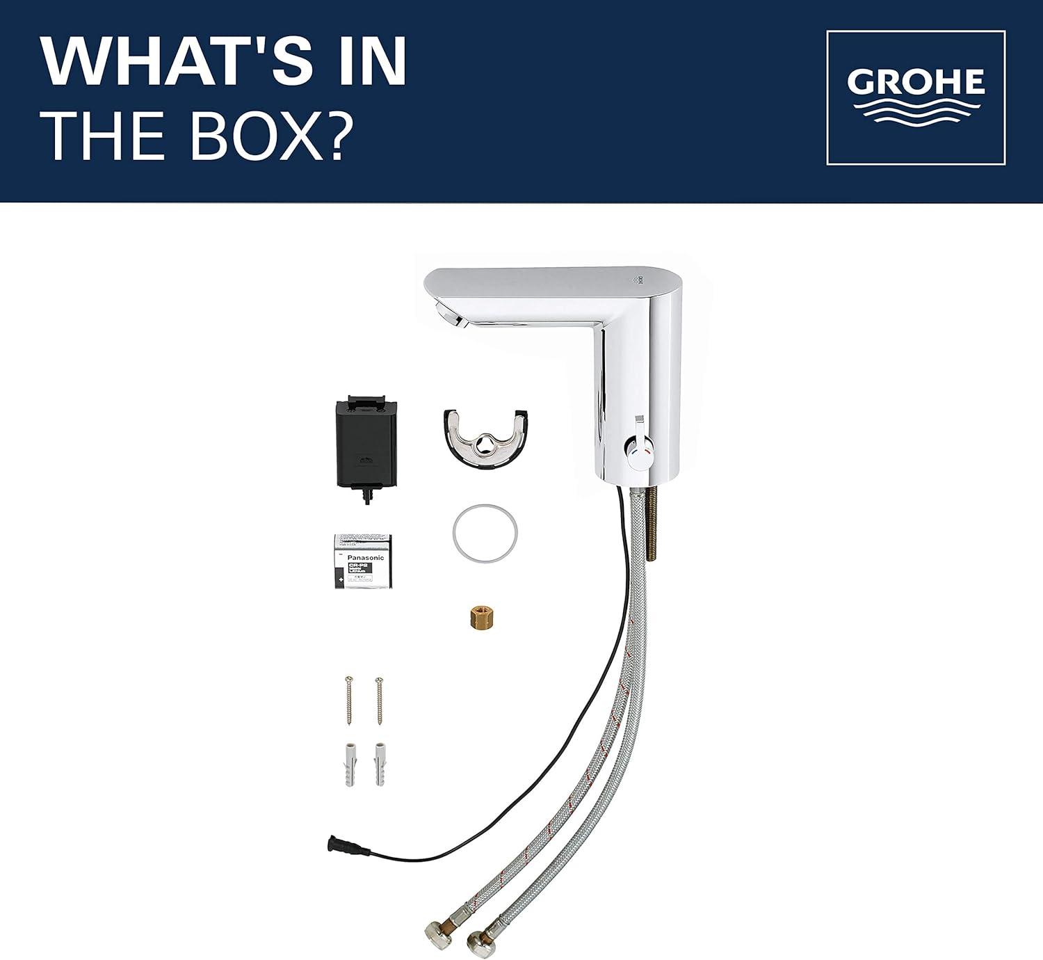 Modern Chrome Touchless Electronic Bathroom Sink Faucet