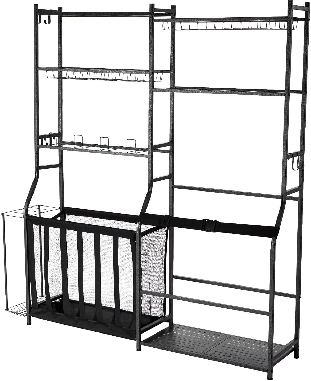 VEVOR GEFSNJHSF0G2GAR4SV0 Steel Freestanding Adjustable Multi-Use Sports Rack