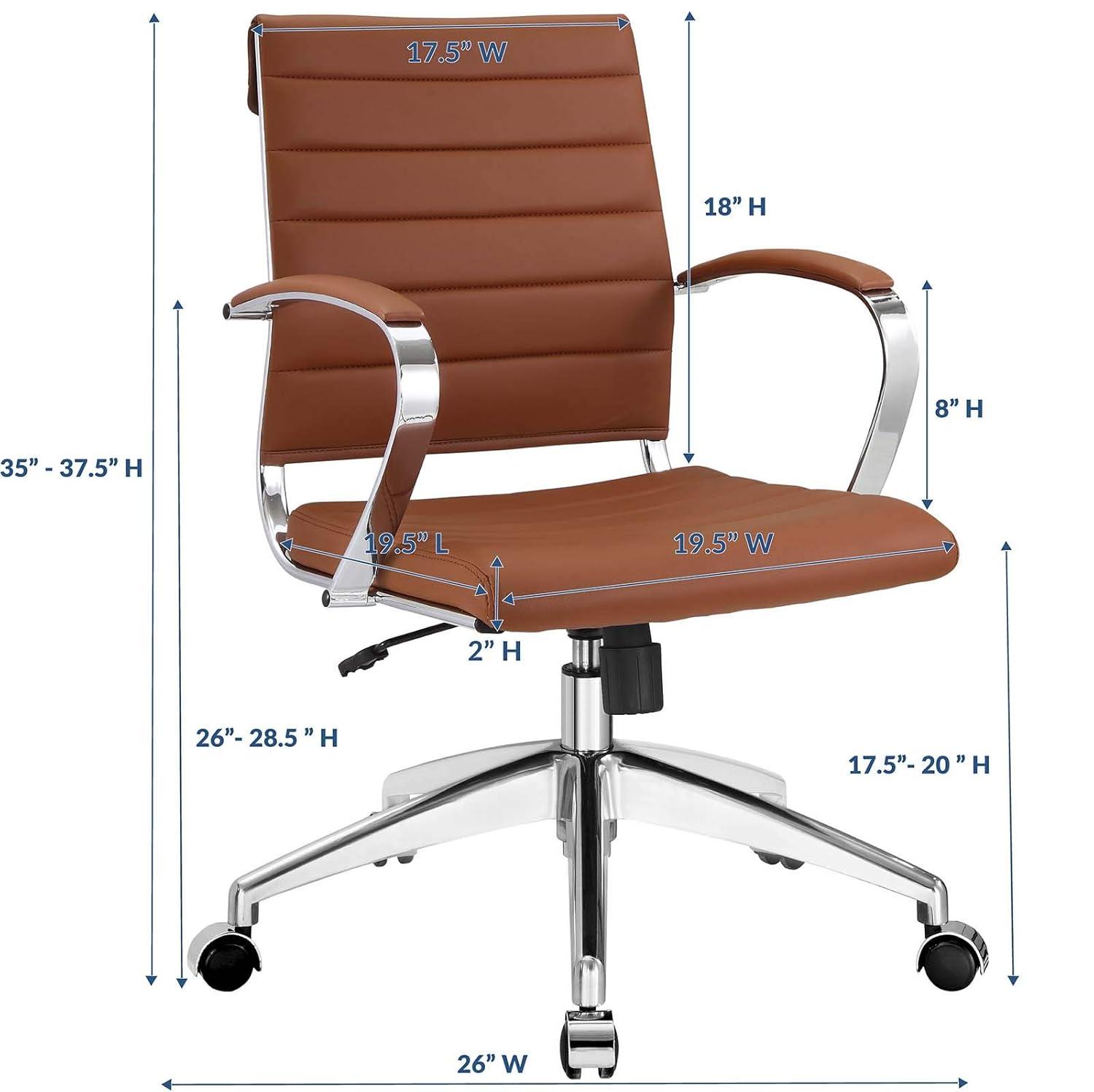 Modway Modway Jive Ribbed Mid-back Executive Office Chair